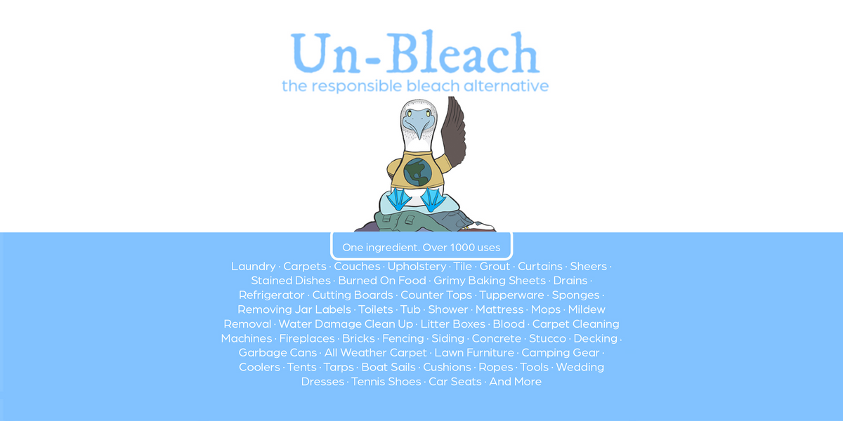 Rustic Strength, image of a seagull and "Un-Bleach"