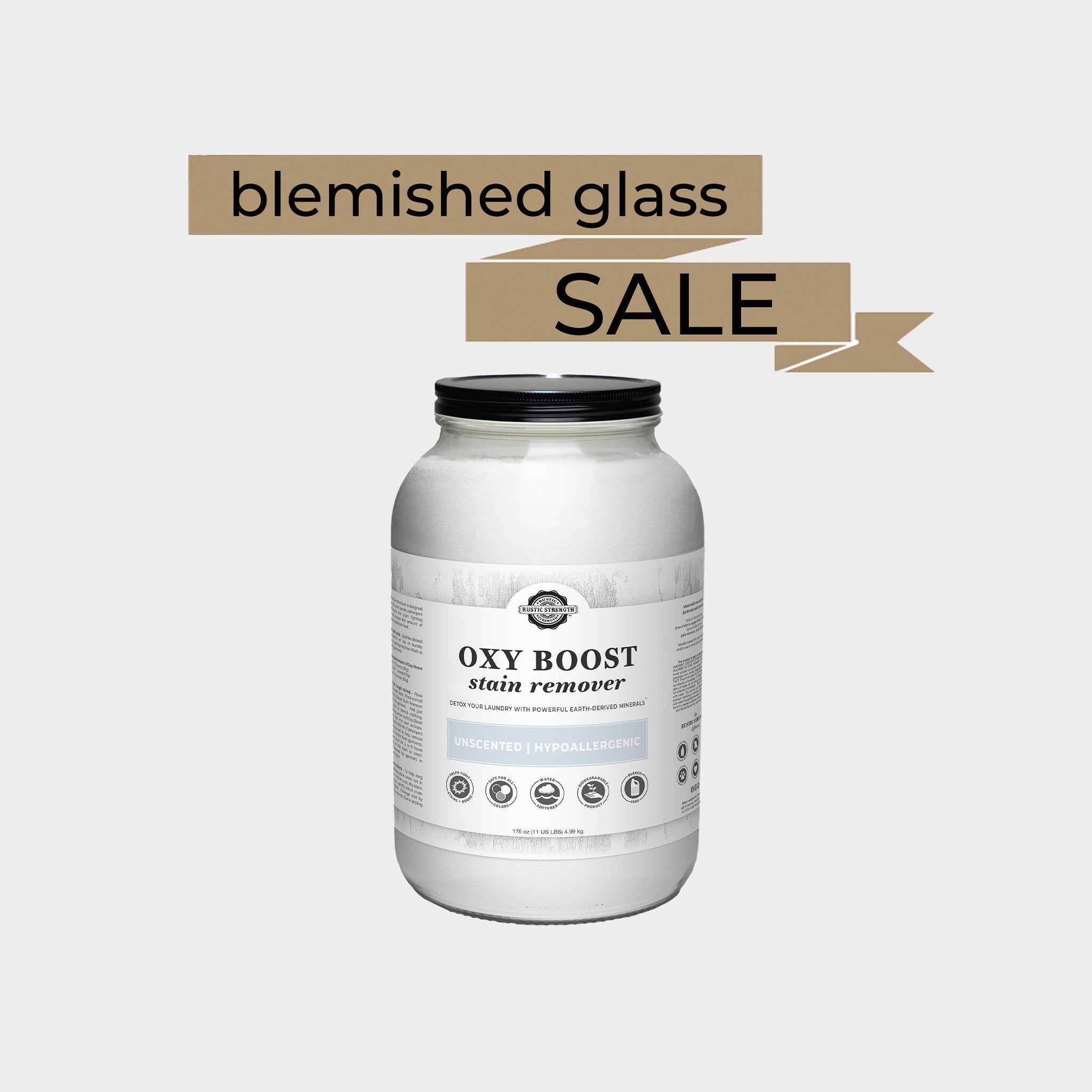 BLEMISHED GLASS | Oxy Boost | 11 lb Glass Jar