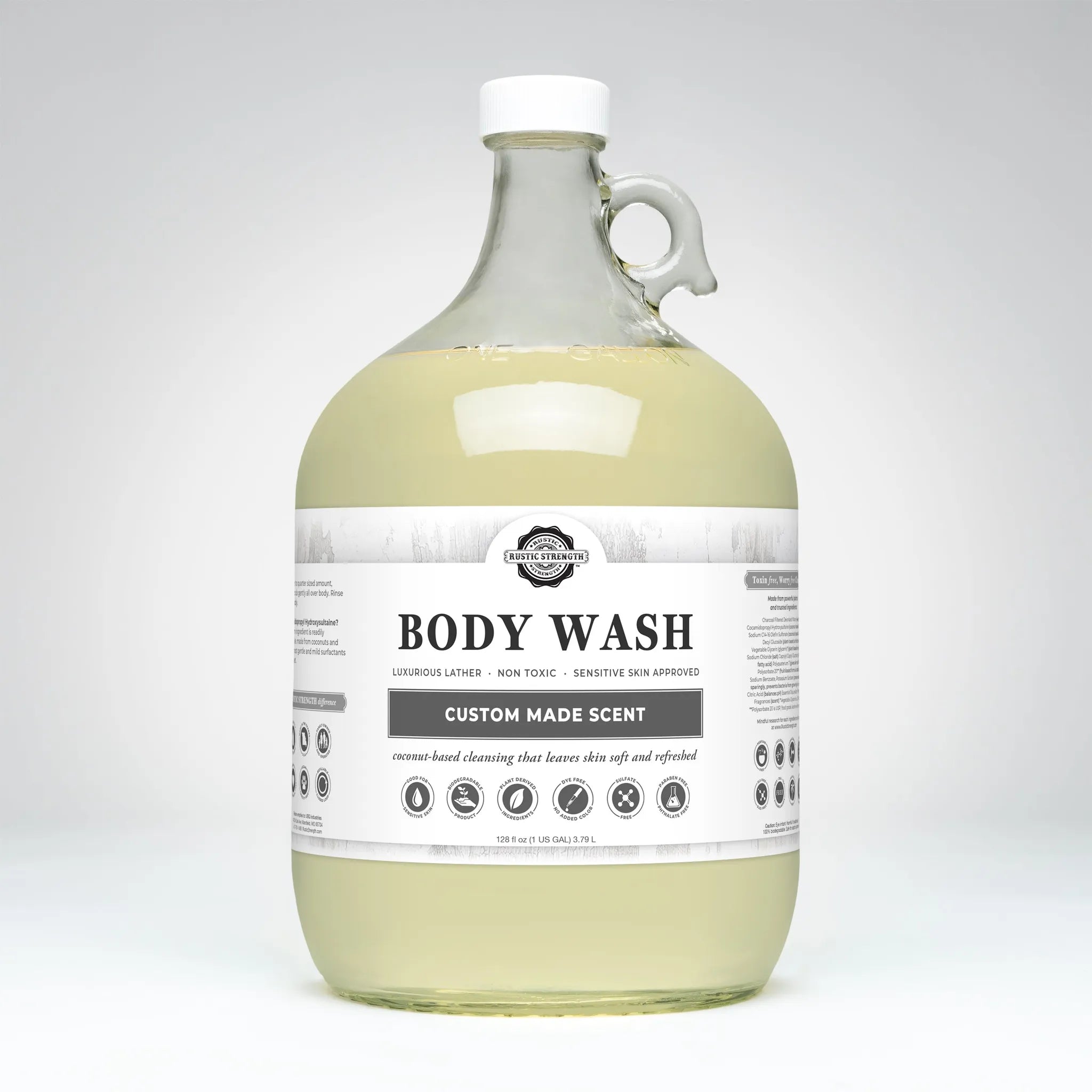 Moisturizing Body Wash | Custom Made Scent - Rustic Strength