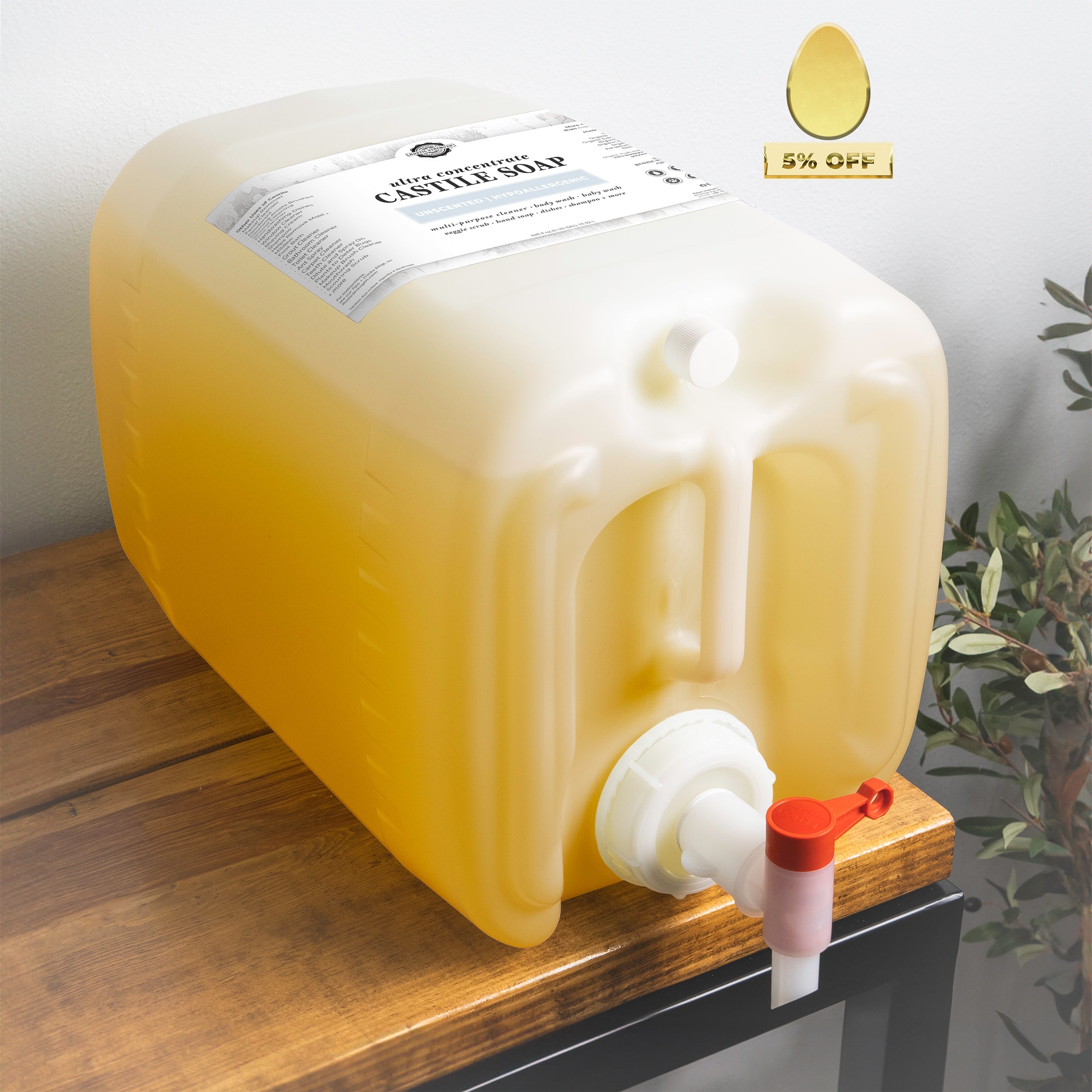 Castile Soap - Ultra Concentrate | Unscented