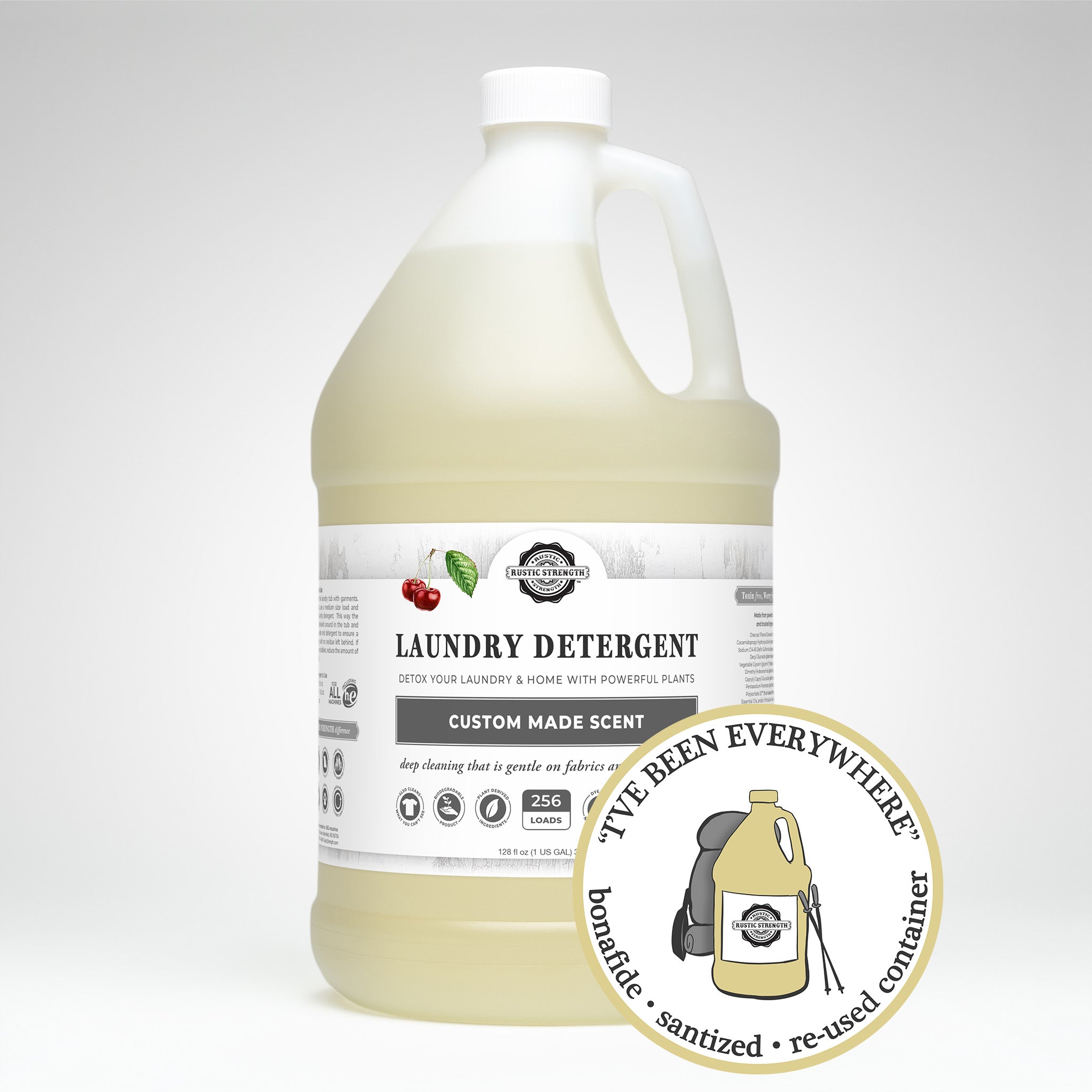 SANITIZED & REFILLED | Laundry Detergent | Cherry | Gallon