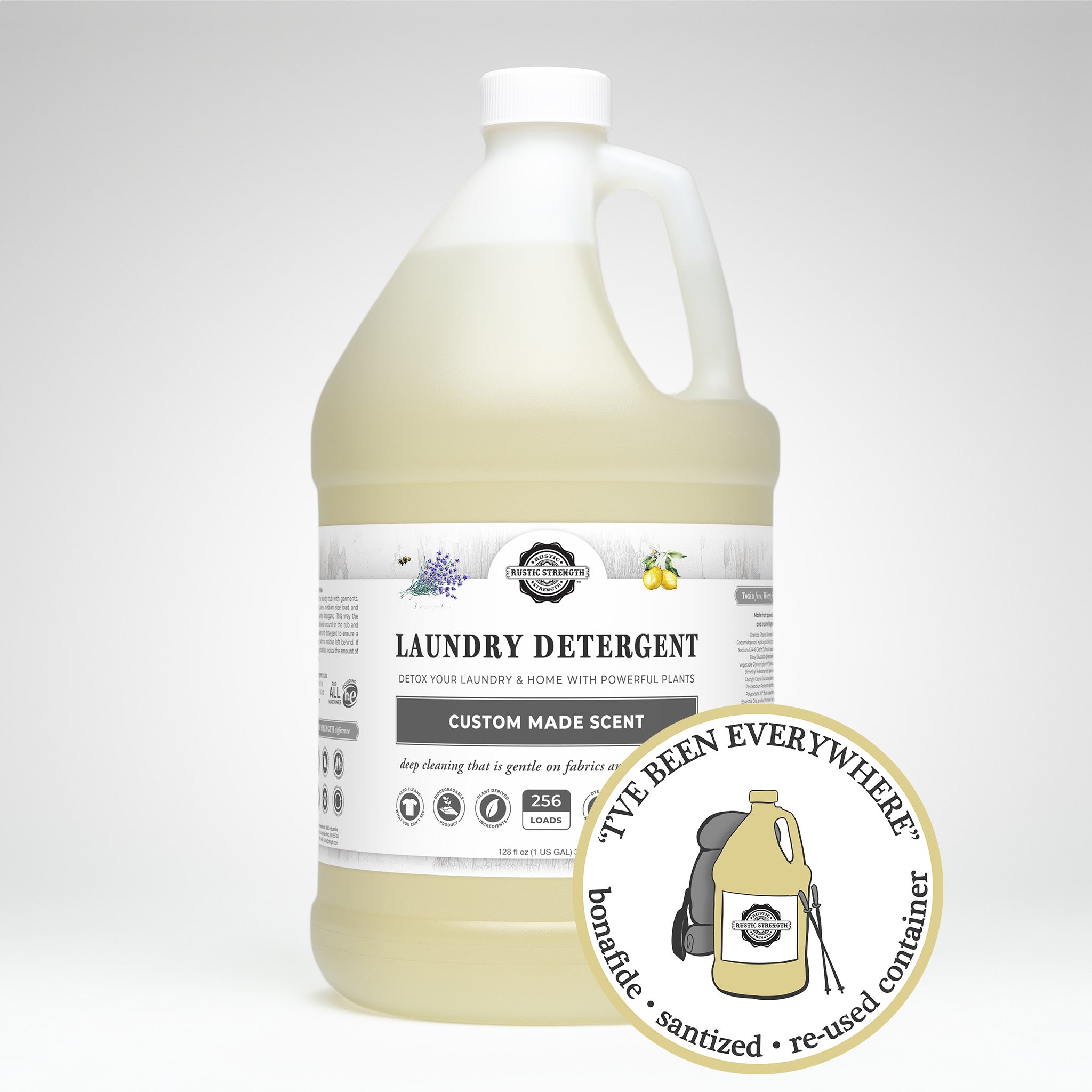 SANITIZED & REFILLED | Laundry Detergent | Lavender & Lemon | Gallon