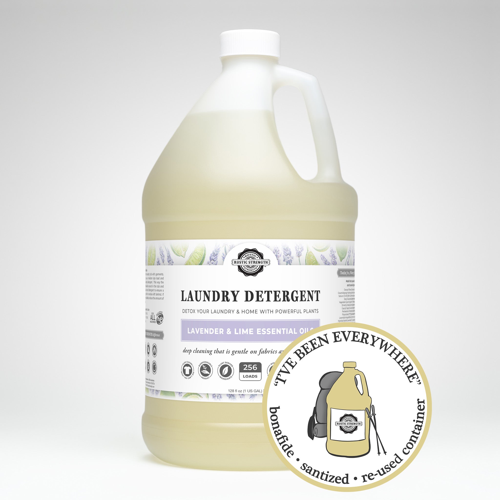 SANITIZED & REFILLED | Laundry Detergent | Lavender & Lime | Gallon