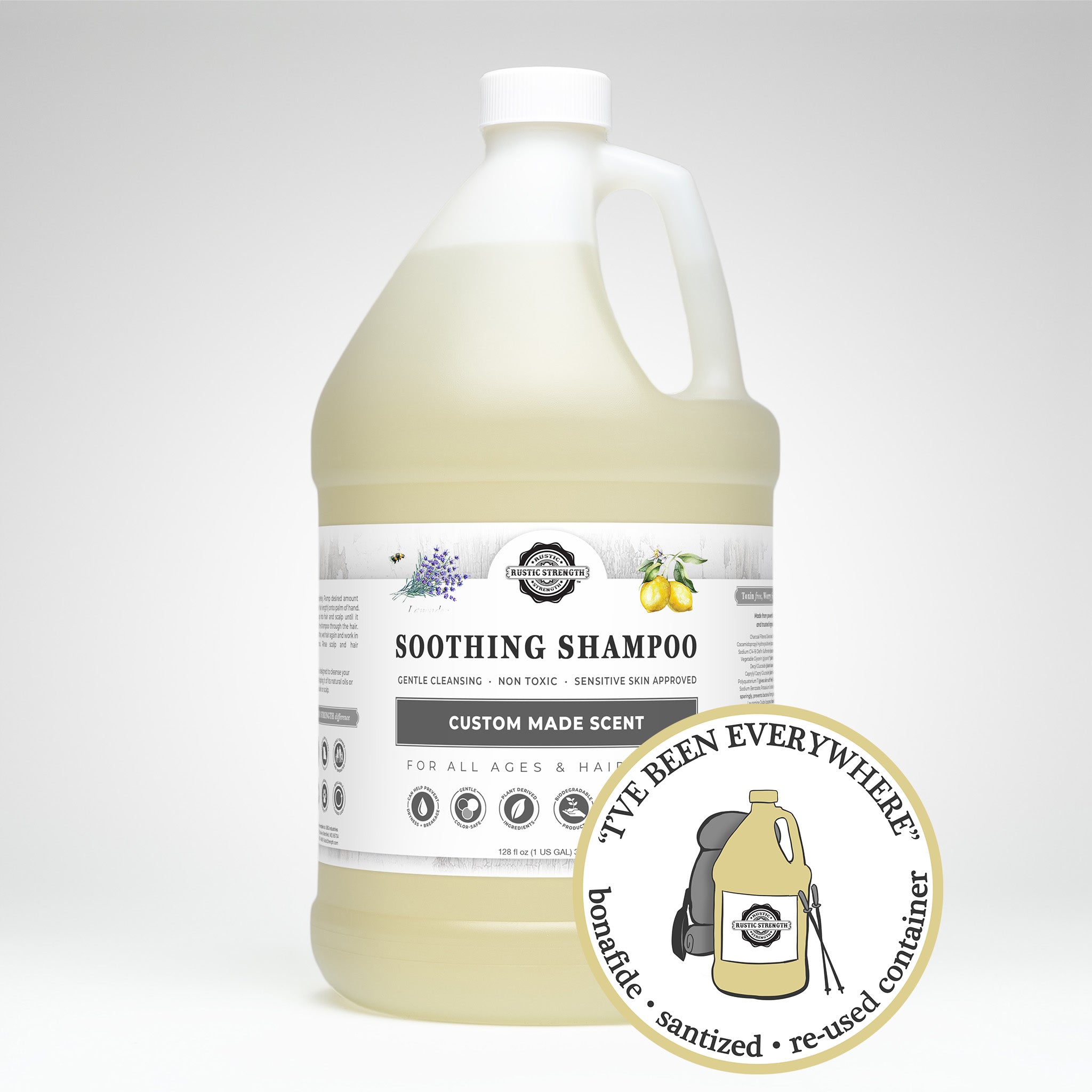SANITIZED & REFILLED | Shampoo | Lavender & Lemon | Gallon
