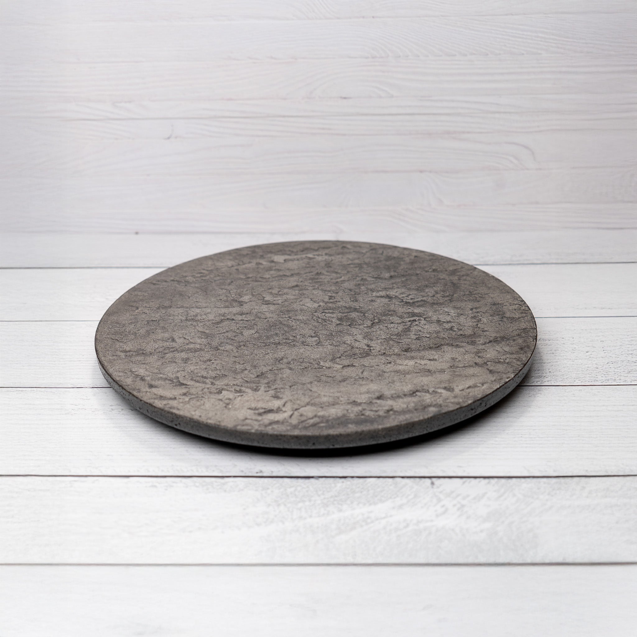 Concrete Lazy Susan | Charcoal | 15" diameter