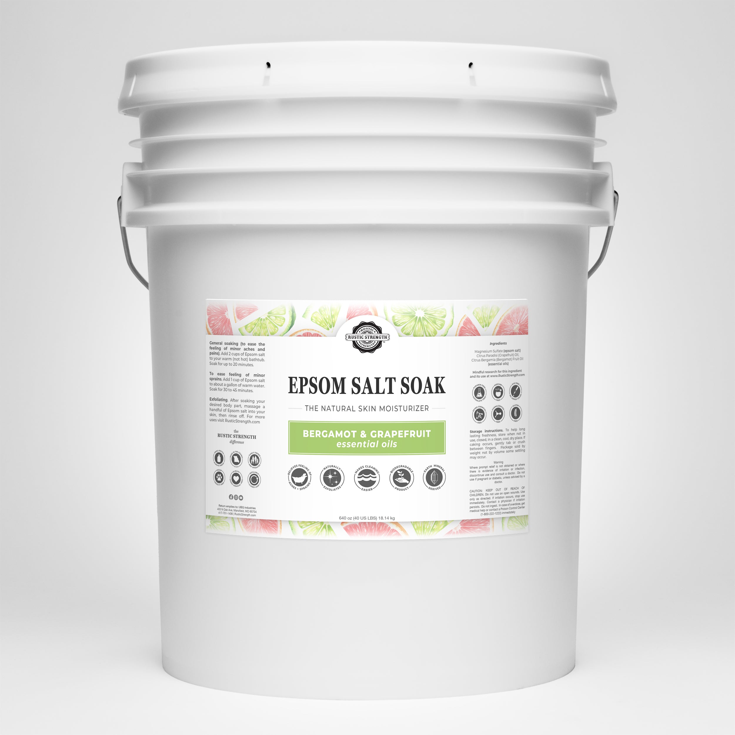Epsom Salt Soak | Bergamot & Grapefruit