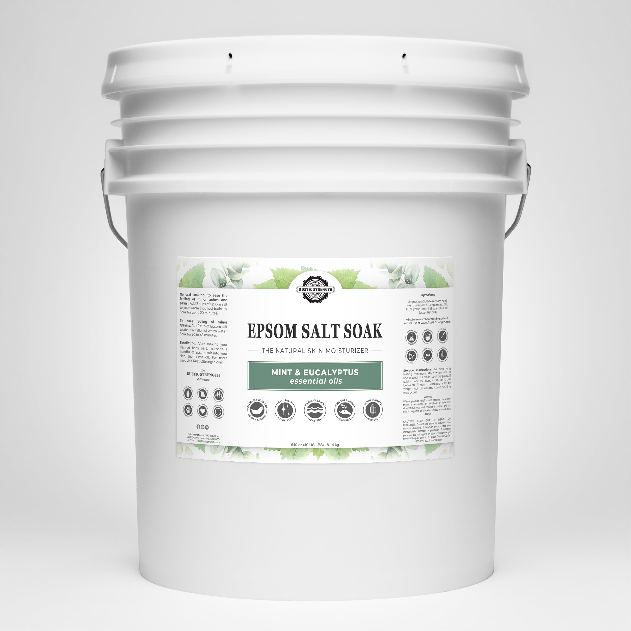 Epsom Salt Soak | Mint & Eucalyptus