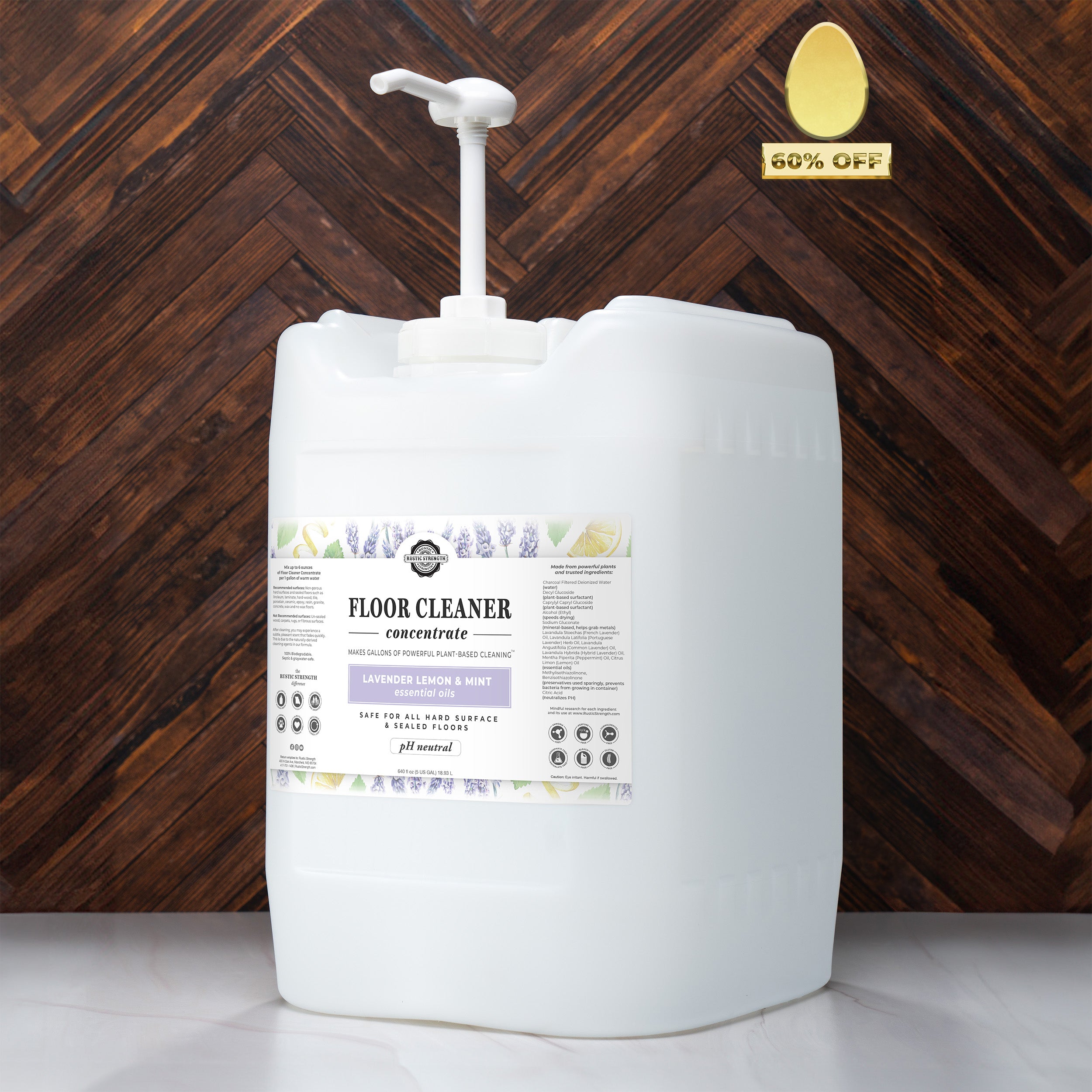 Floor Cleaner Concentrate | Lavender, Lemon & Mint