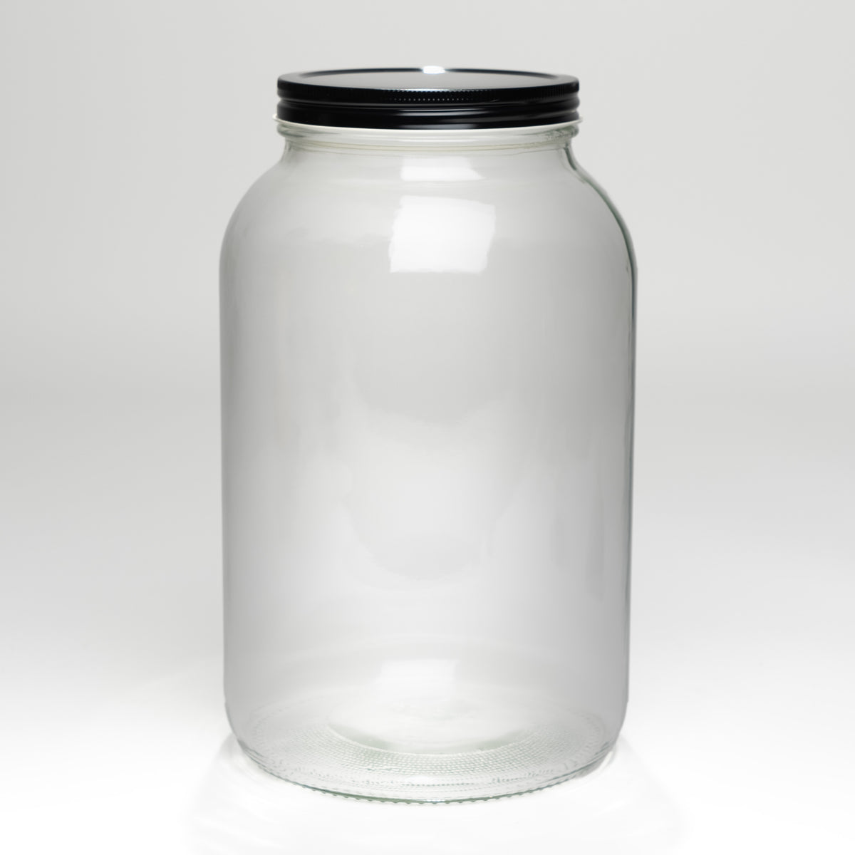 Wide Mouth Glass Jar with Metal Cap – Rustic Strength
