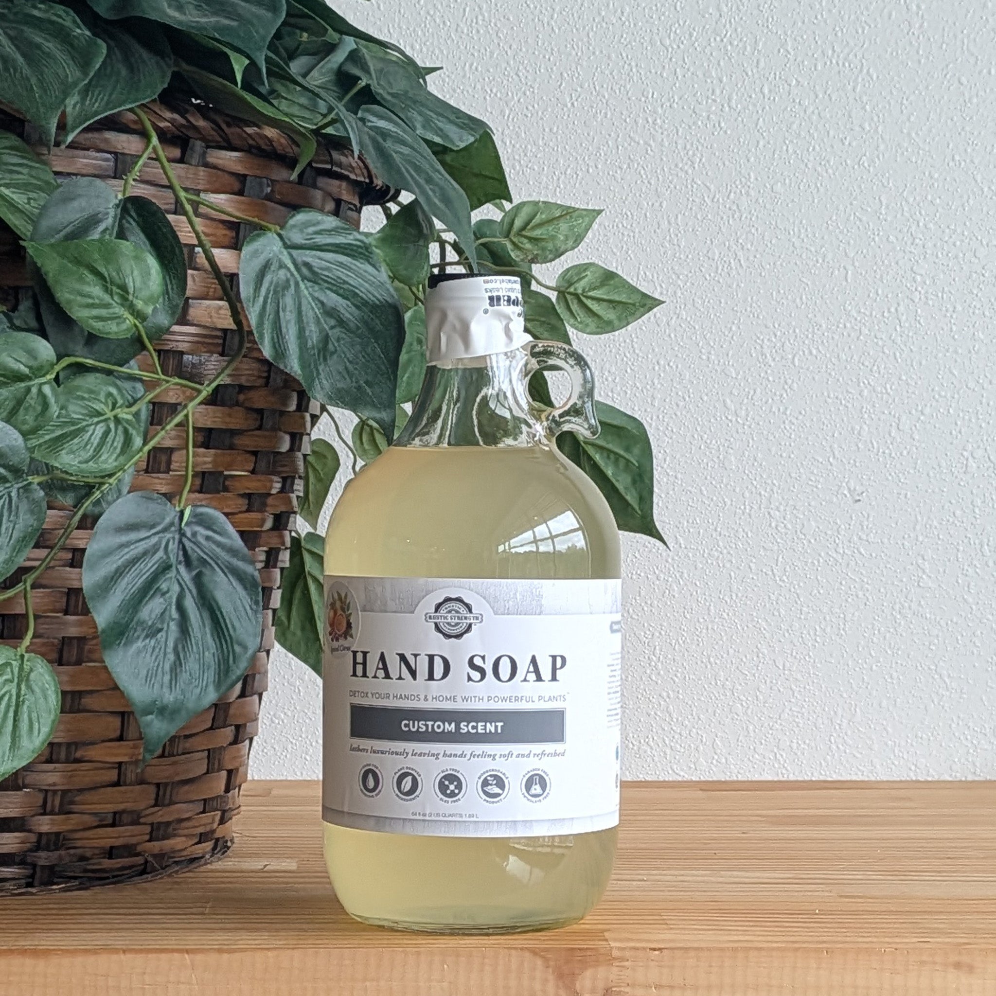 CLEARANCE | Hand Soap | Spiced Citrus ( Half Gallon Glass )