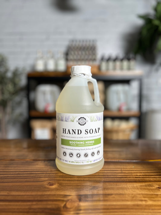 CLEARANCE | Soothing Herbs Hand Soap (64oz)
