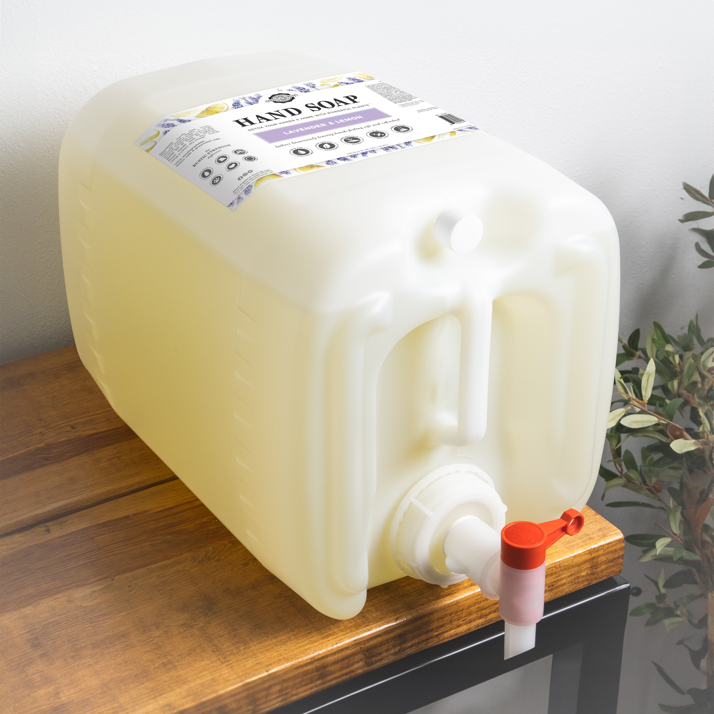 5 gallon eco jug of lavender lemon hand soap