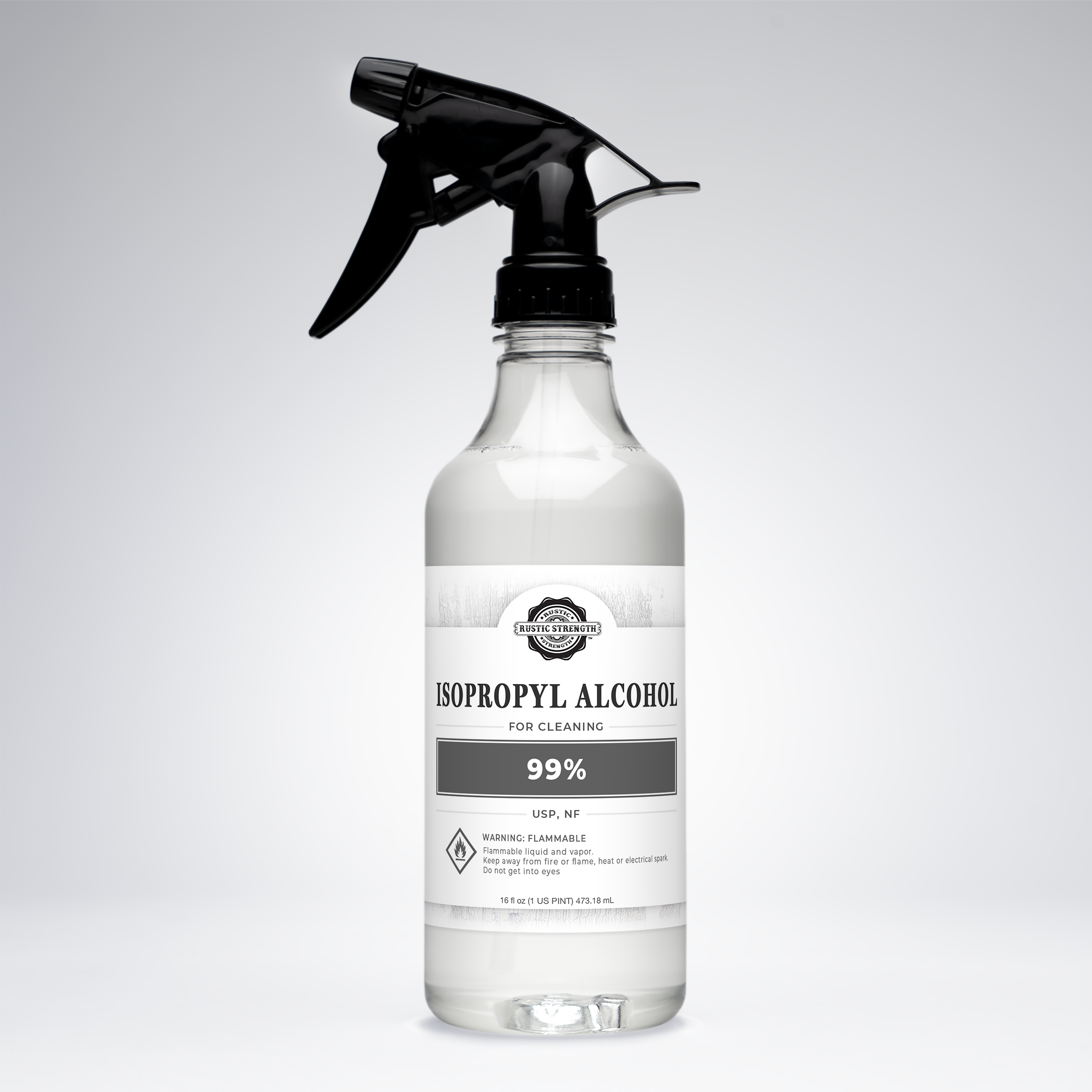 Isopropyl Alcohol 99%  For Cleaning – Rustic Strength