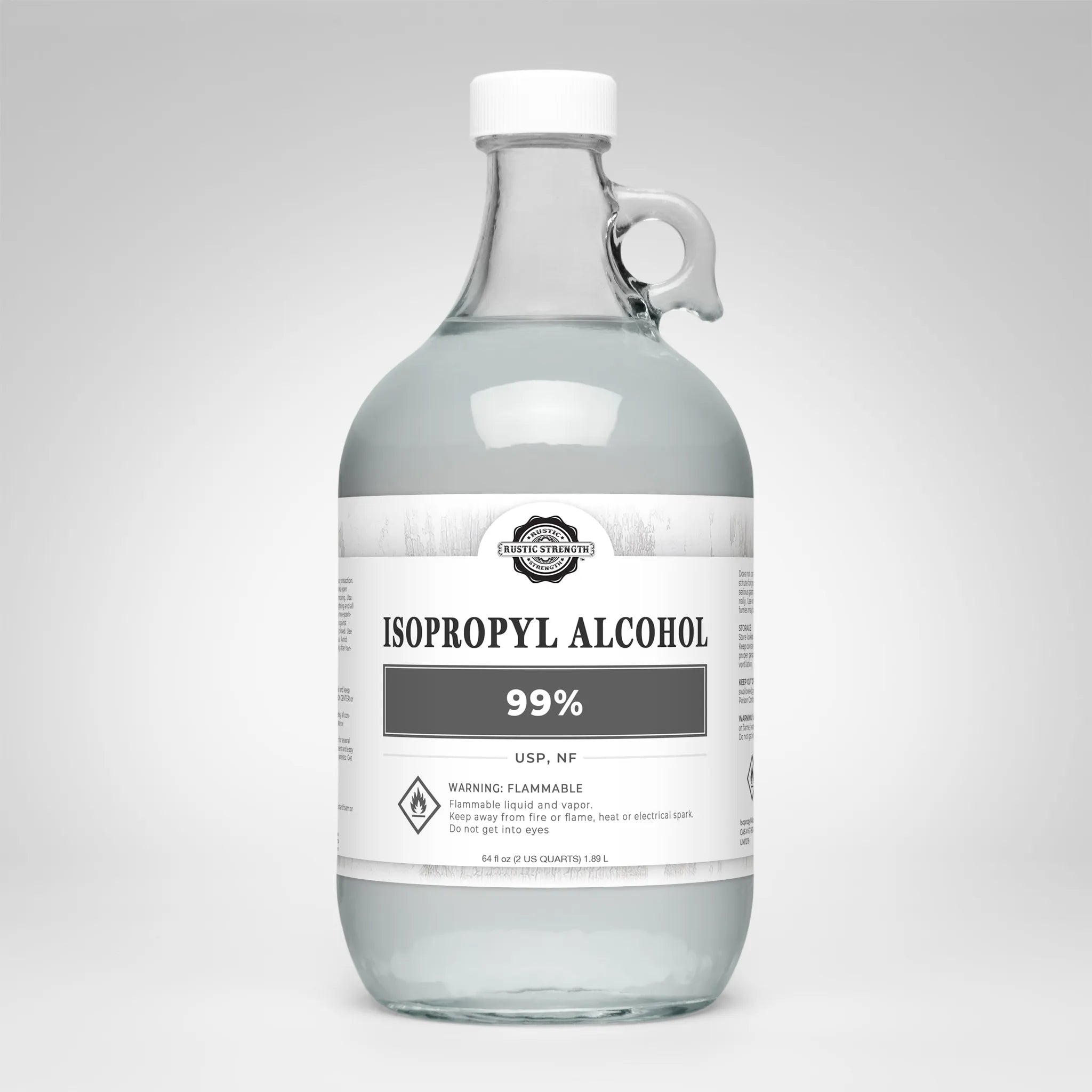 Isopropyl Alcohol 99% | For Cleaning - Rustic Strength