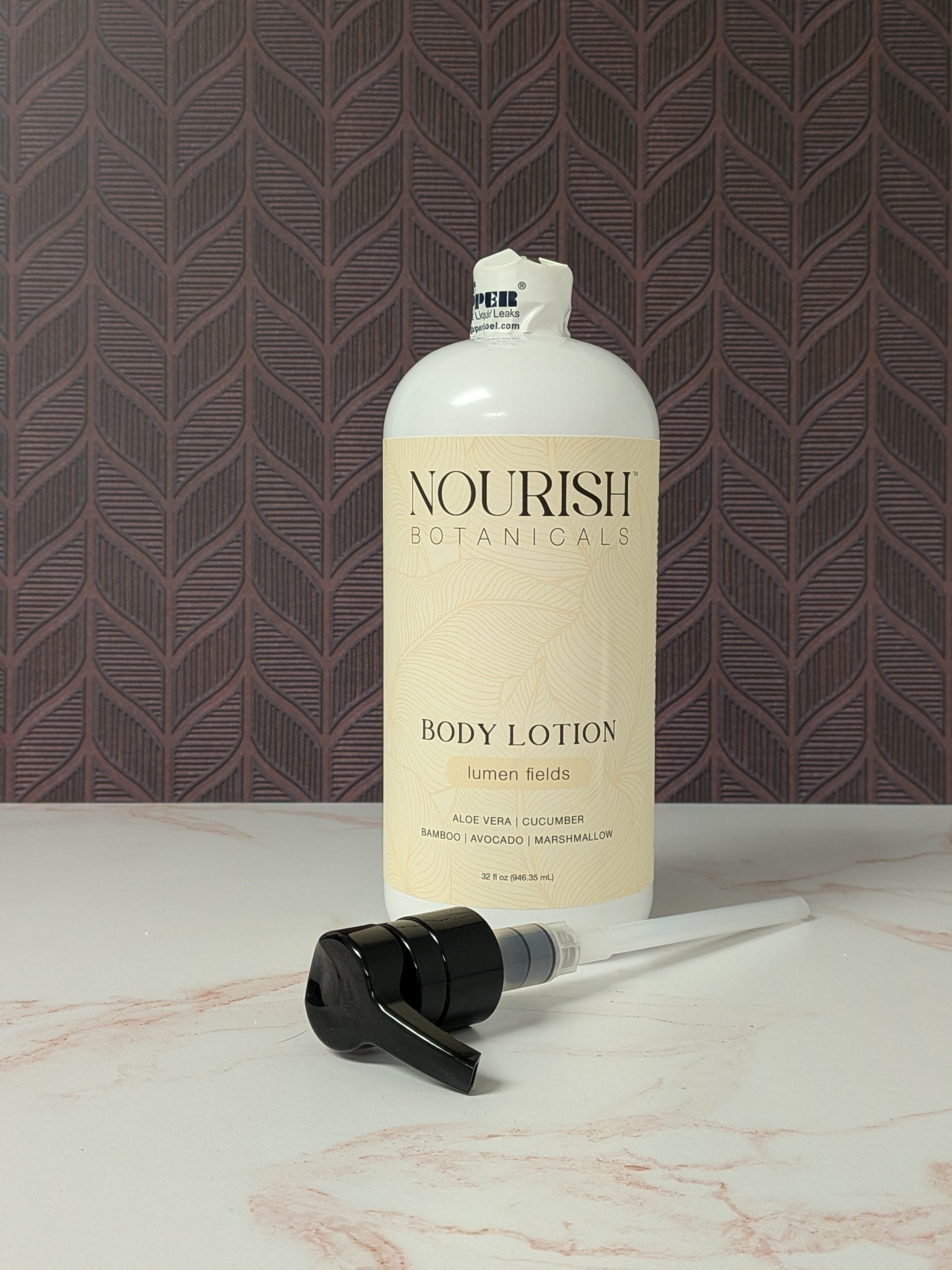 CLEARANCE | Aloe Vera Body Lotion | Lumen Fields | 32 oz - Rustic Strength
