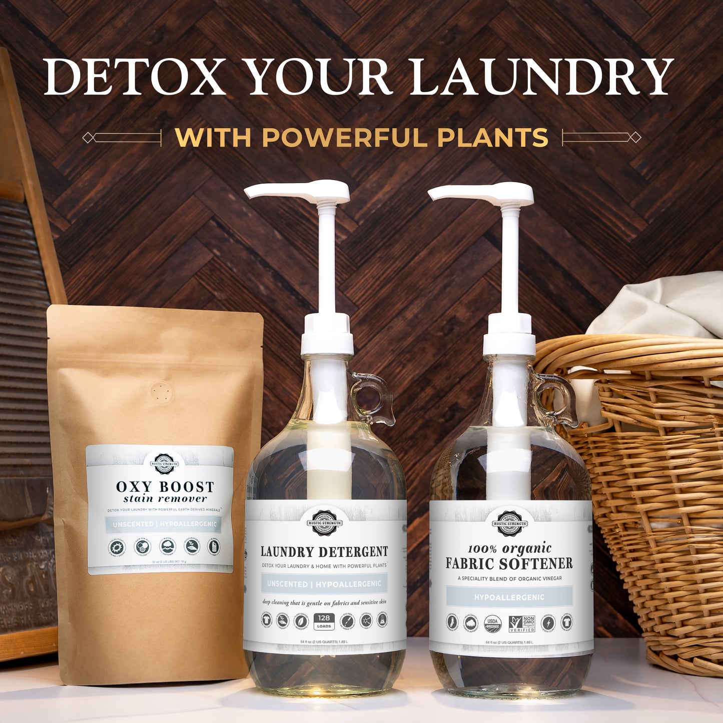 Laundry Detox Set | Glass