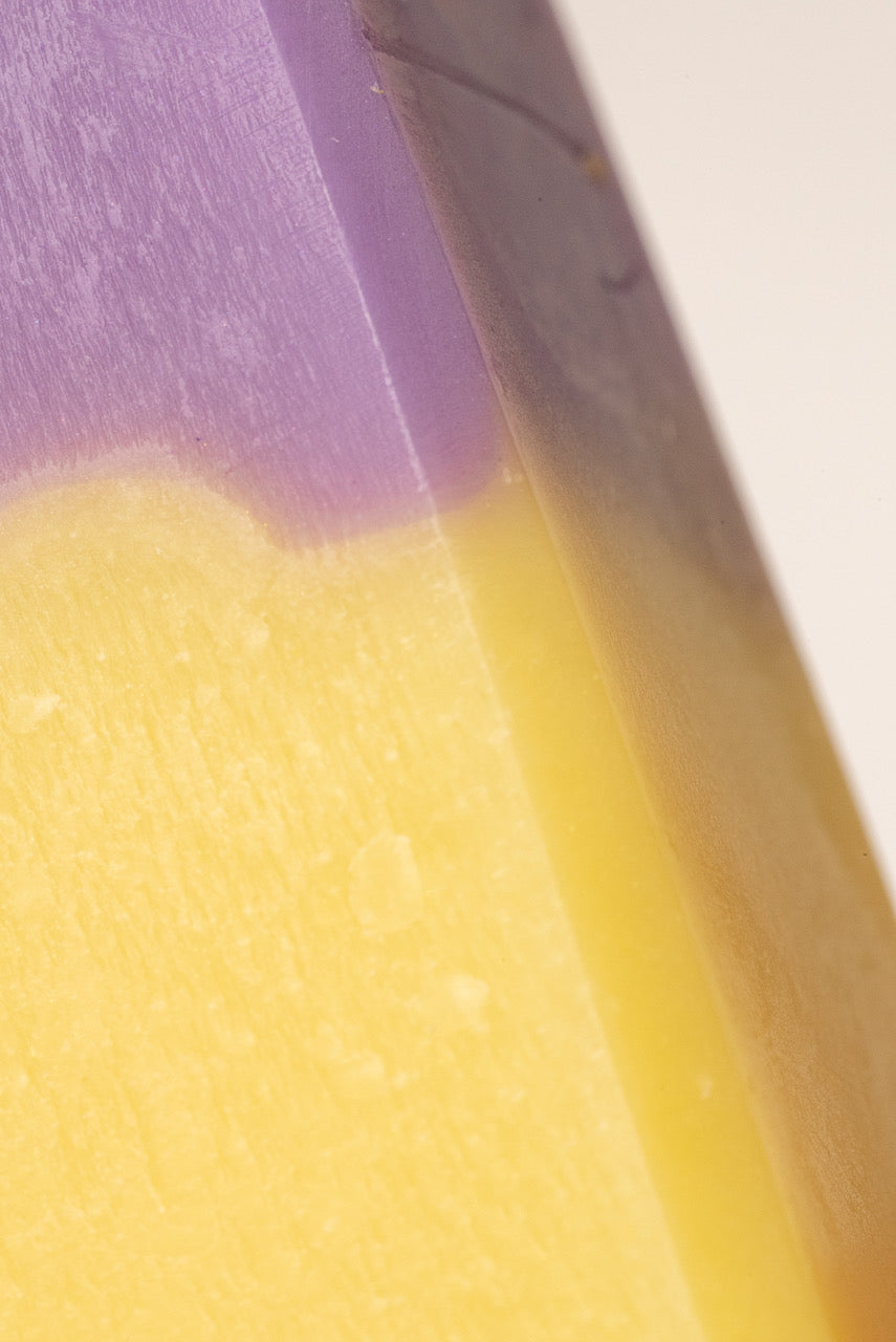 lavender lemon soap detail
