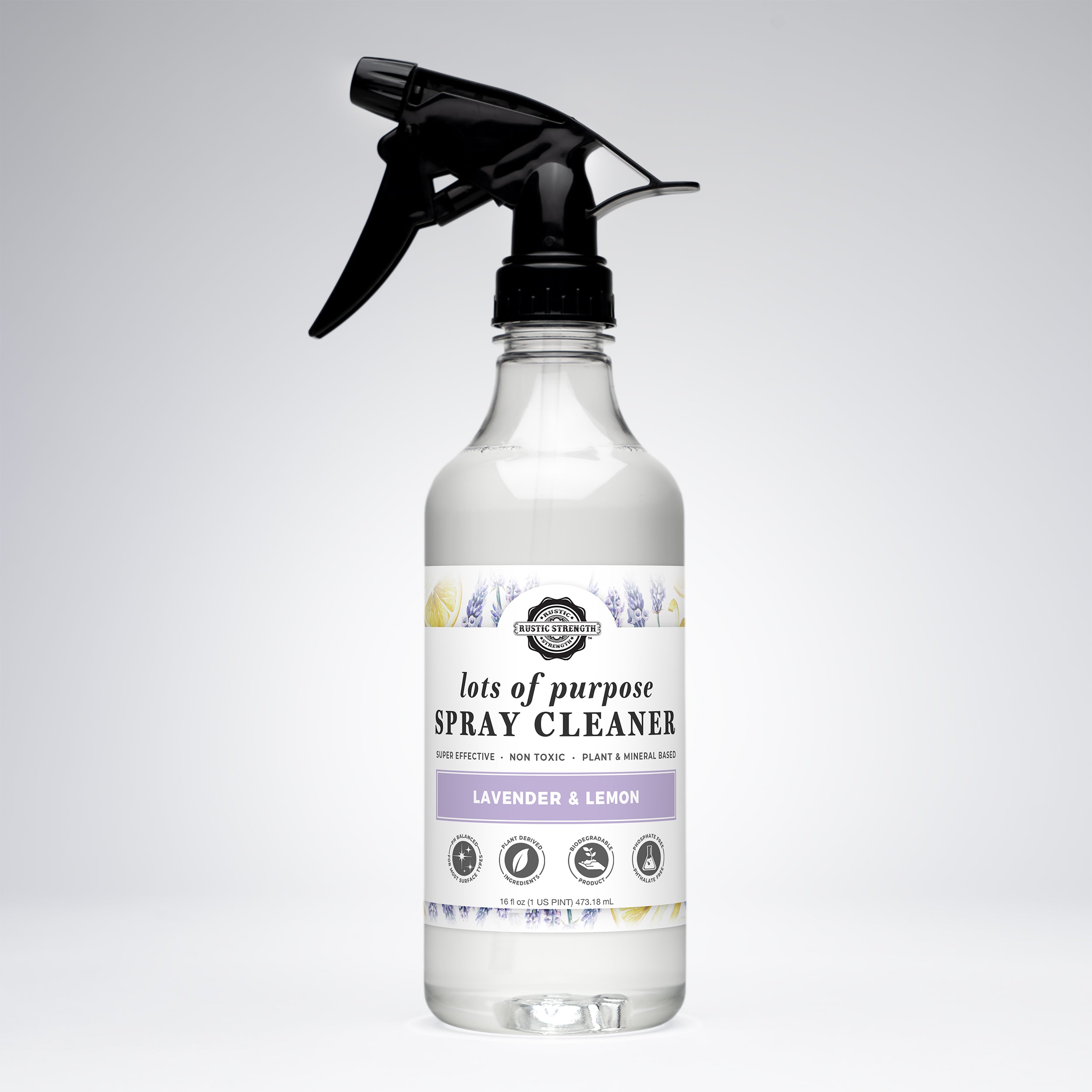 1 oz bottle of lavender lemon lots of purpose spray cleaner