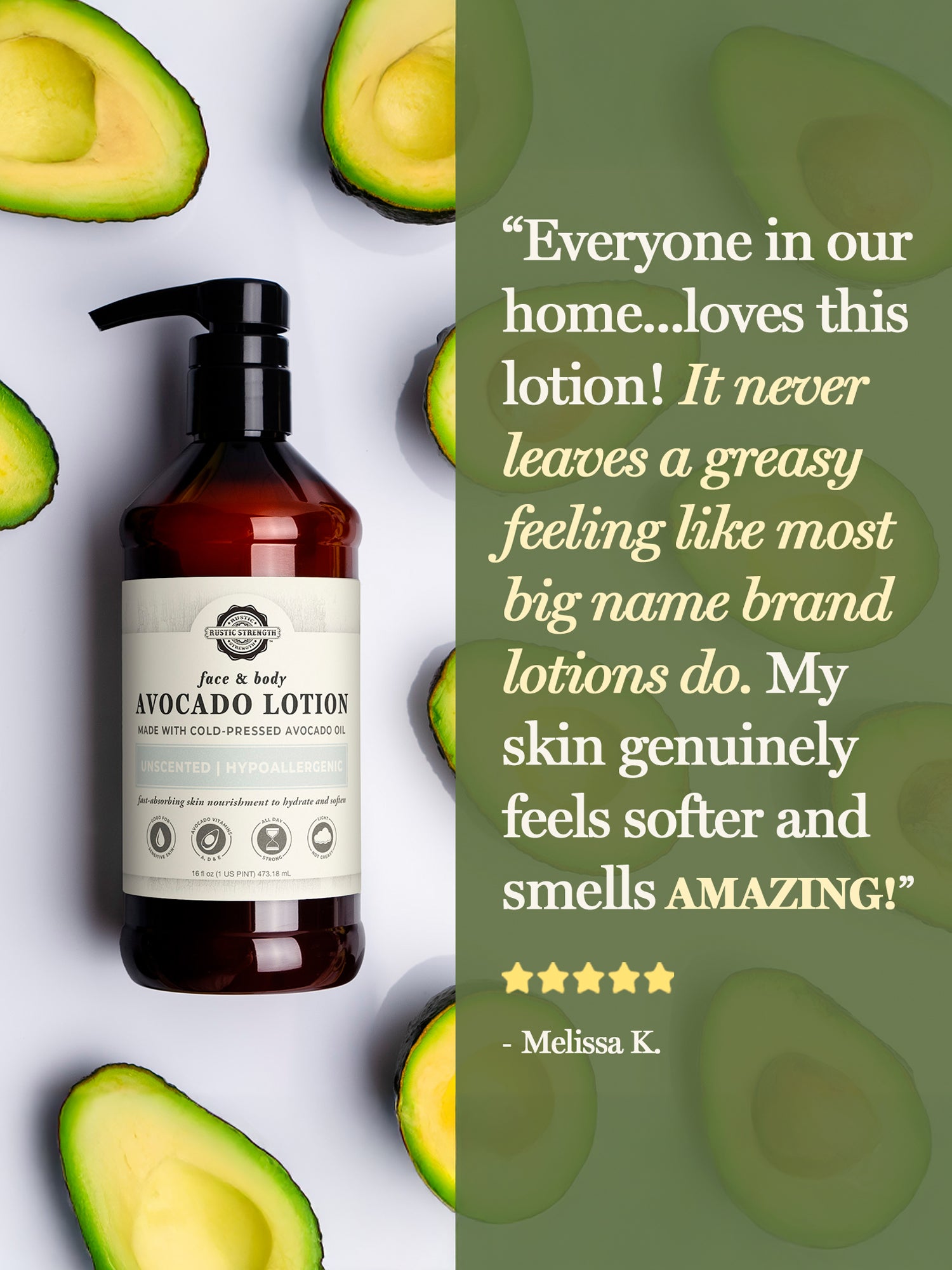 Avocado Lotion | Custom Made Scent