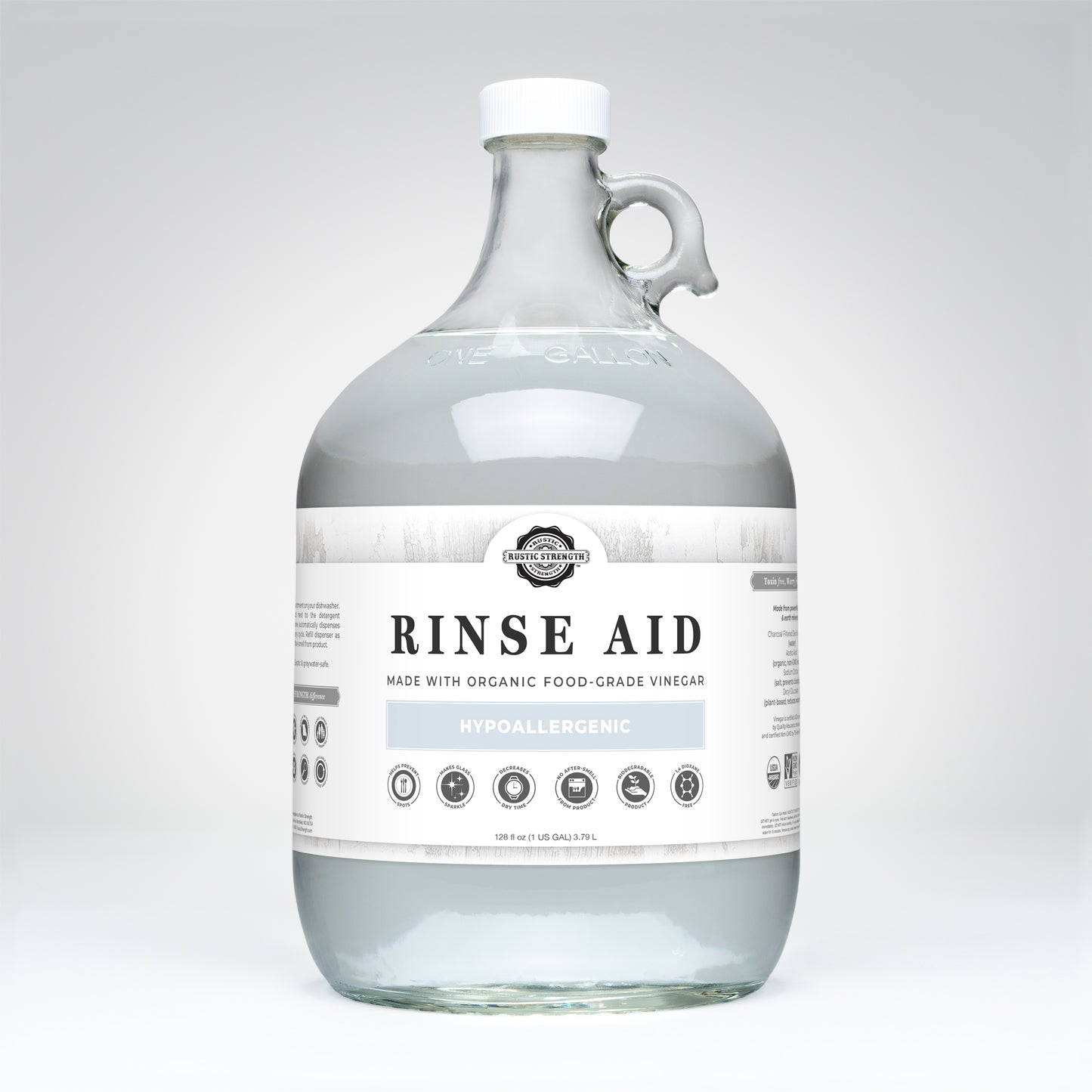 Organic Rinse Aid for Automatic Dishwashers