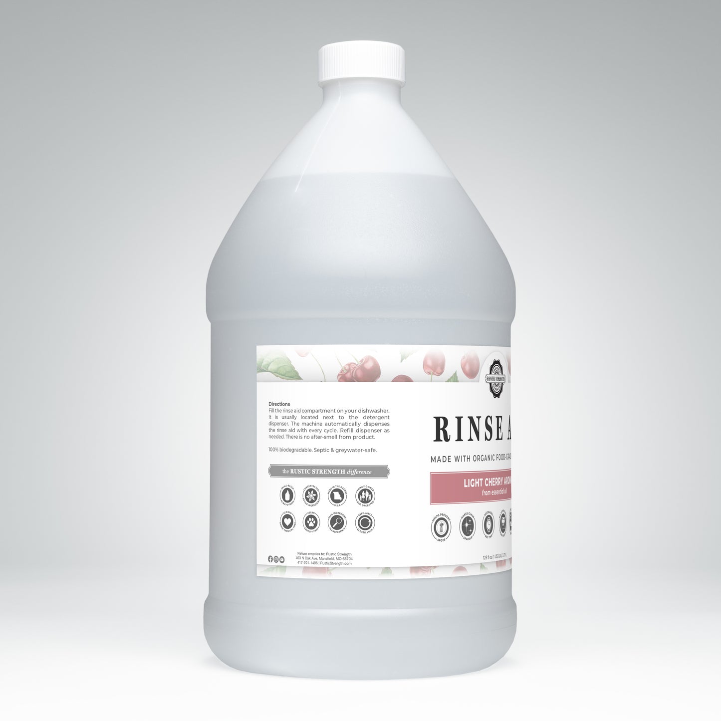 Organic Rinse Aid for Automatic Dishwashers