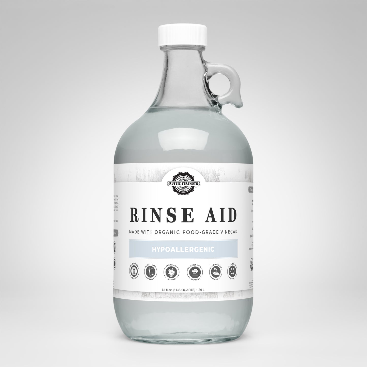 Organic Rinse Aid for Automatic Dishwashers