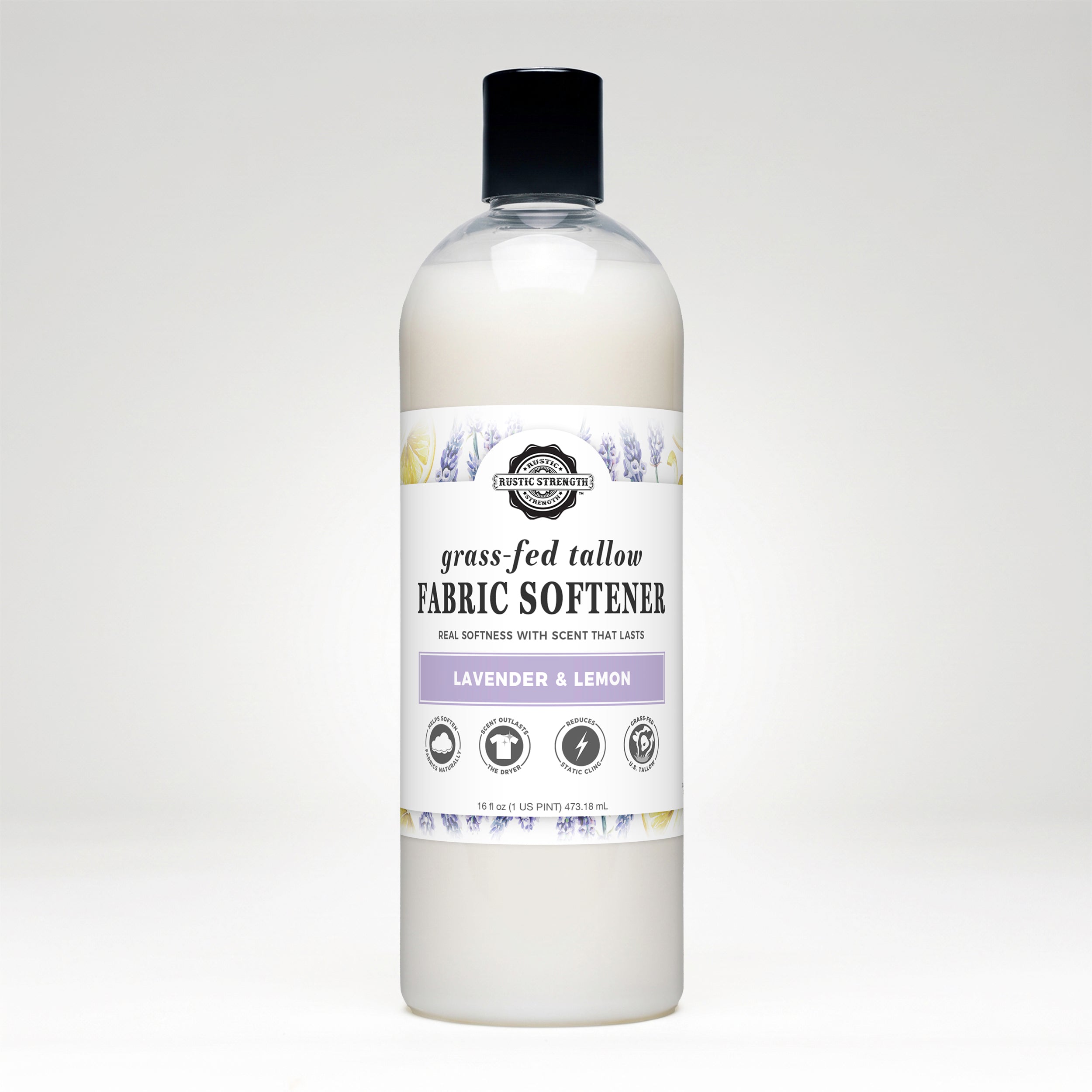 Tallow Fabric Softener | Lavender & Lemon - Rustic Strength
