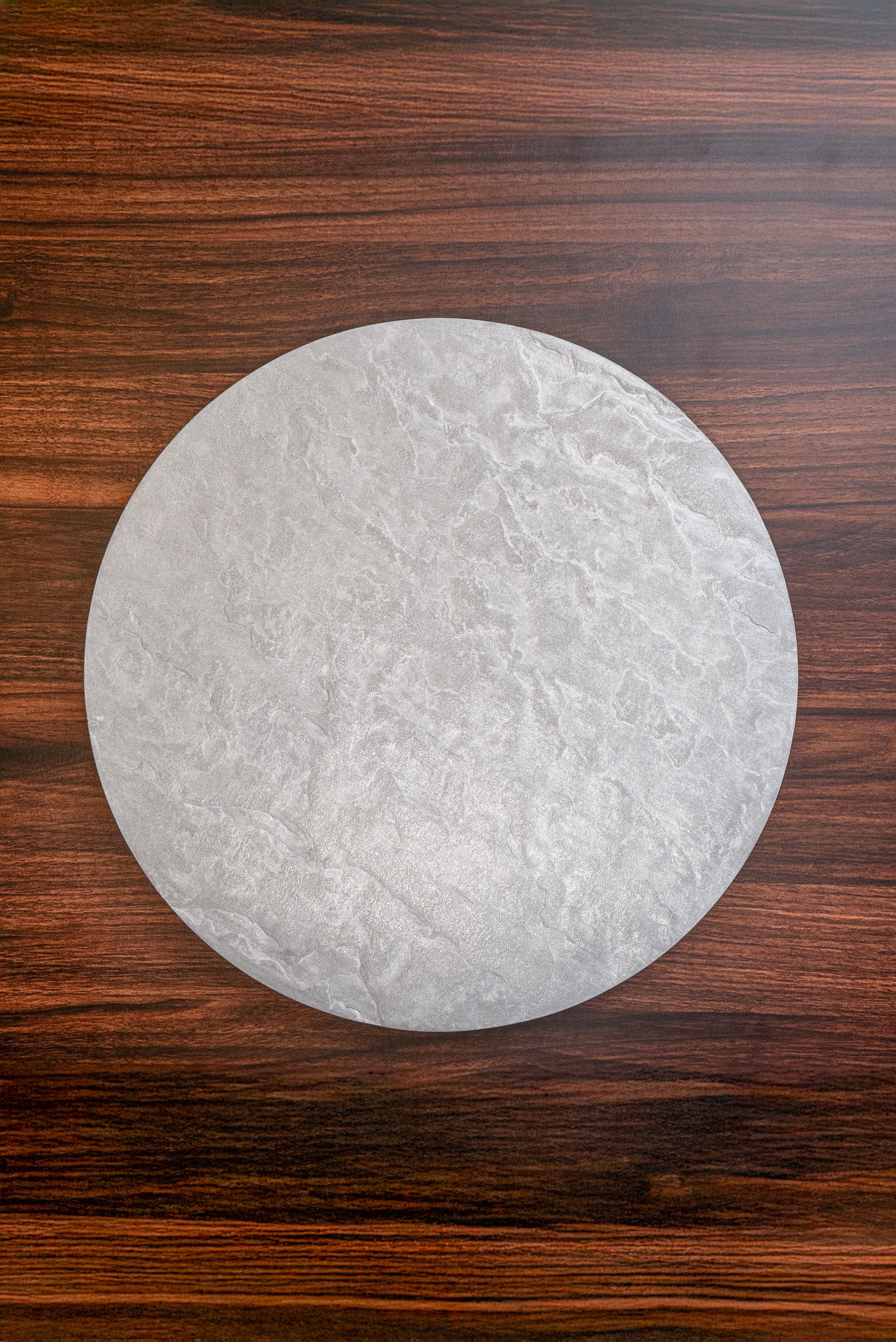 Concrete Lazy Susan | Ash | 15" diameter