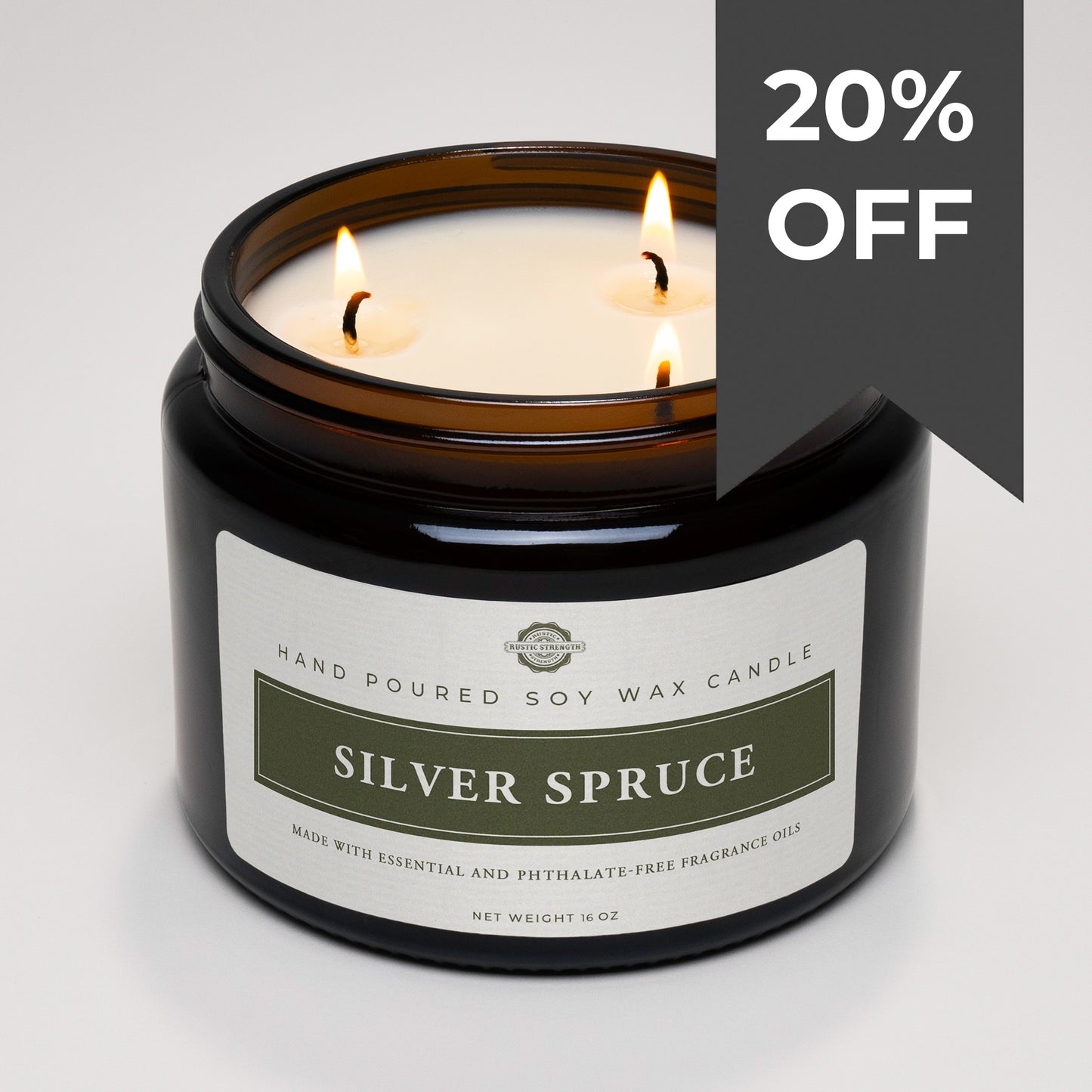 CLEARANCE | Candle | Silver Spruce | 16 oz