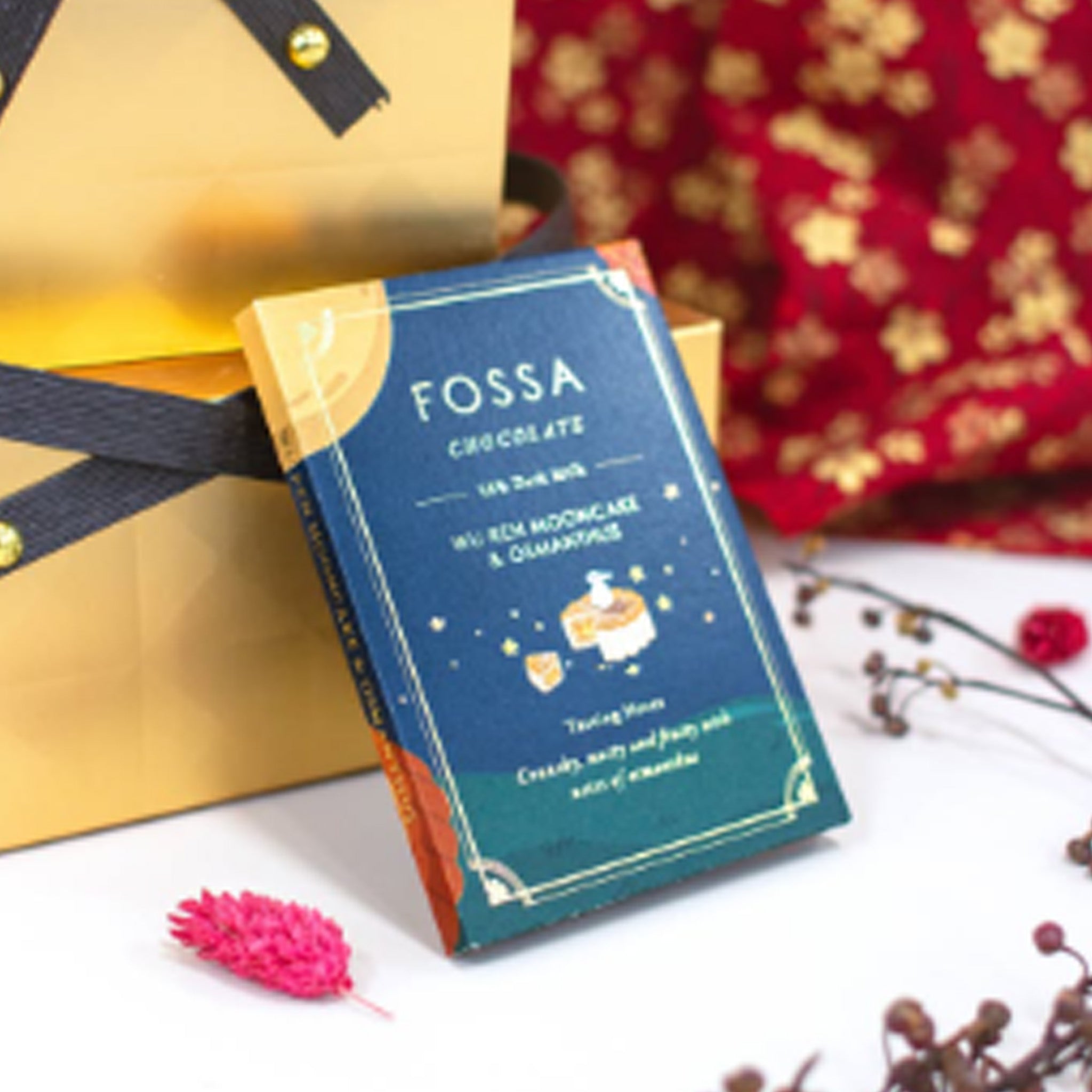 Dark Milk Chocolate | Fossa | Wu Ren Mooncake & Osmanthus 58%