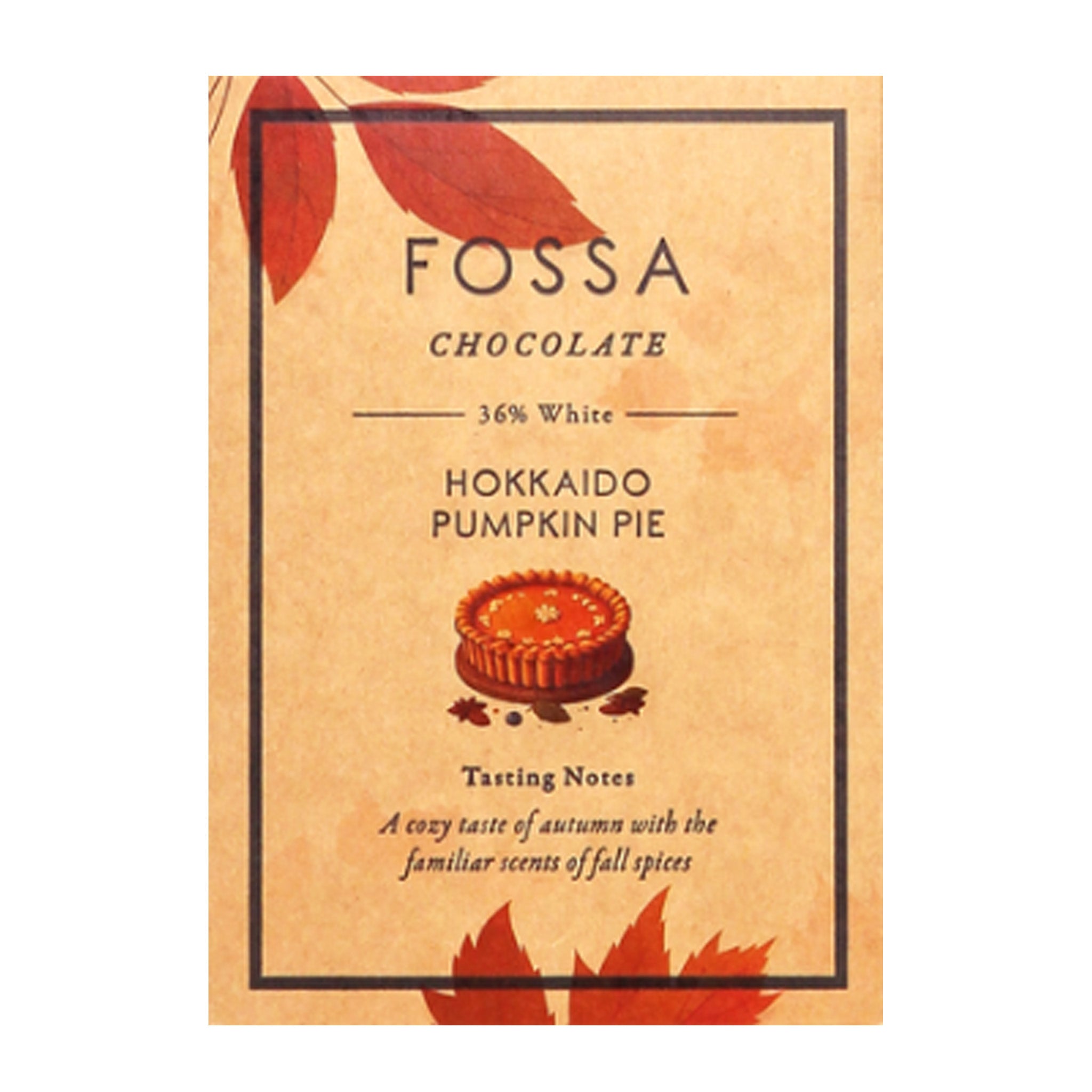 White Chocolate | Fossa | Hokkaido Pumpkin Pie 36% 50g