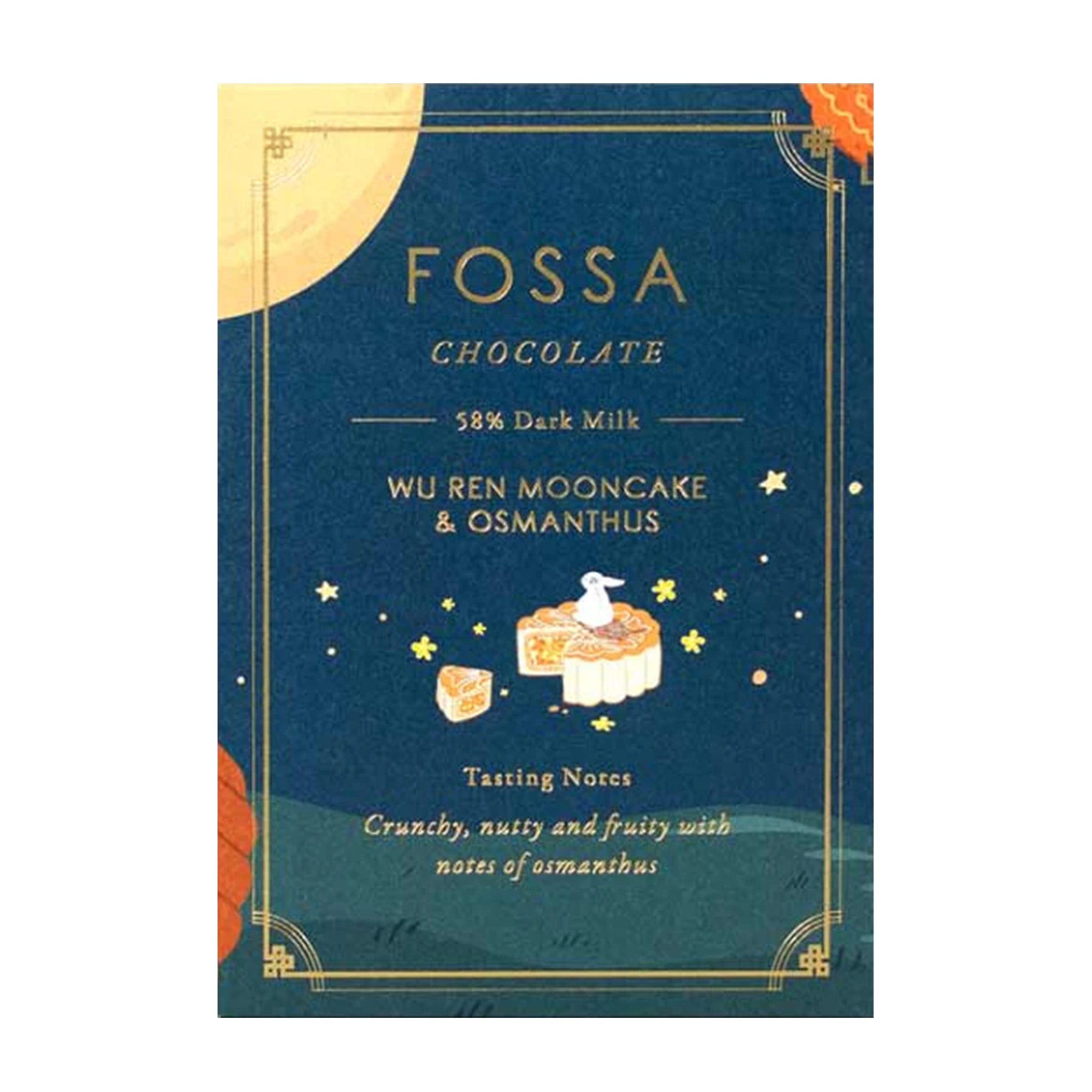 Dark Milk Chocolate | Fossa | Wu Ren Mooncake & Osmanthus 58%