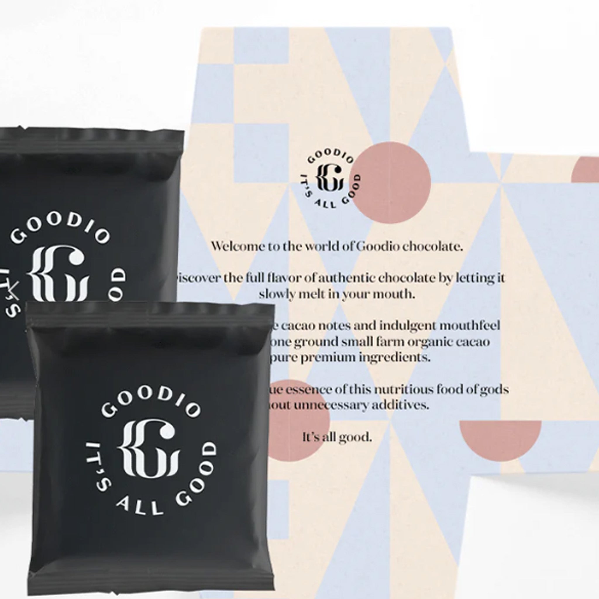 Chocolate | Goodio | White Christmas Double Chocolate Bar (2 x 1.7 oz)