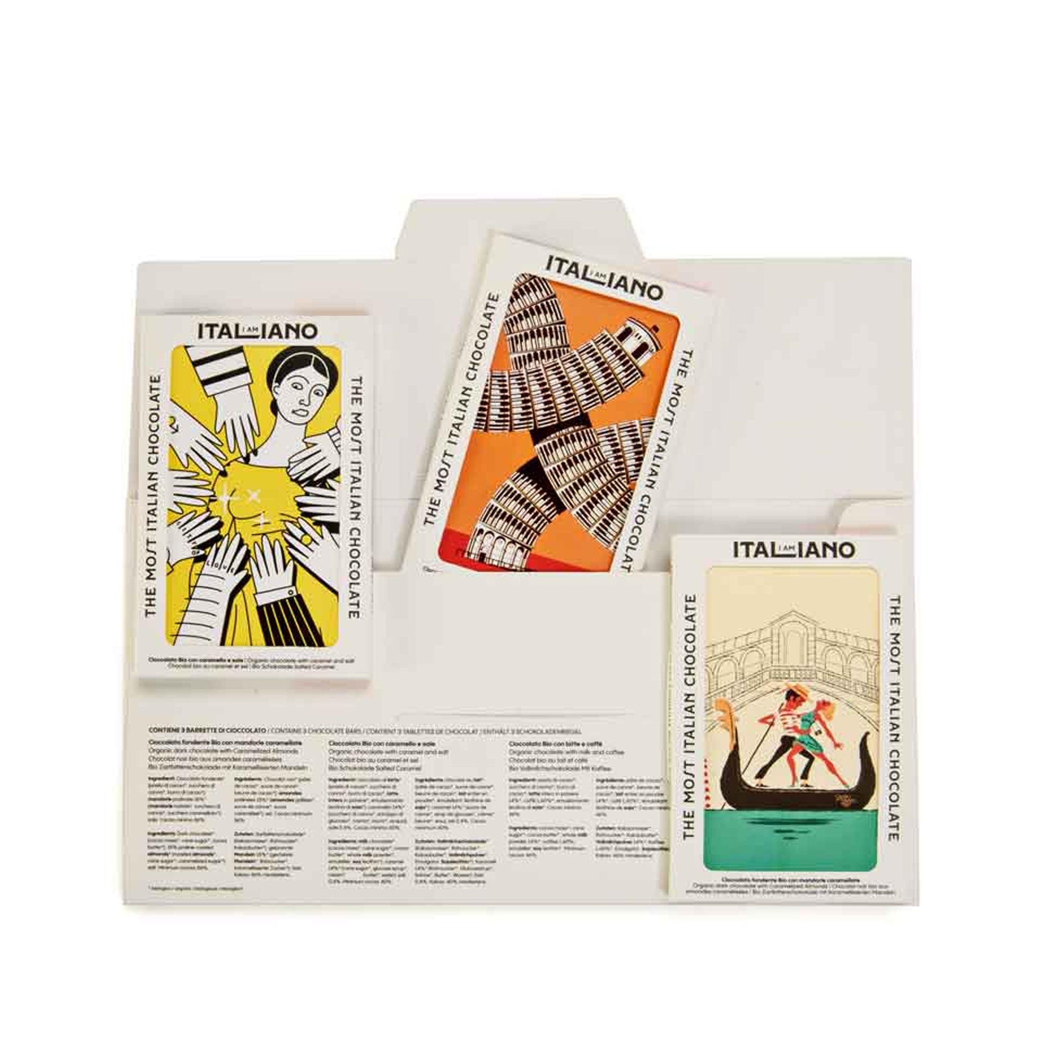 Chocolate | I am Italiano | 3 Bars Gift Box 150g