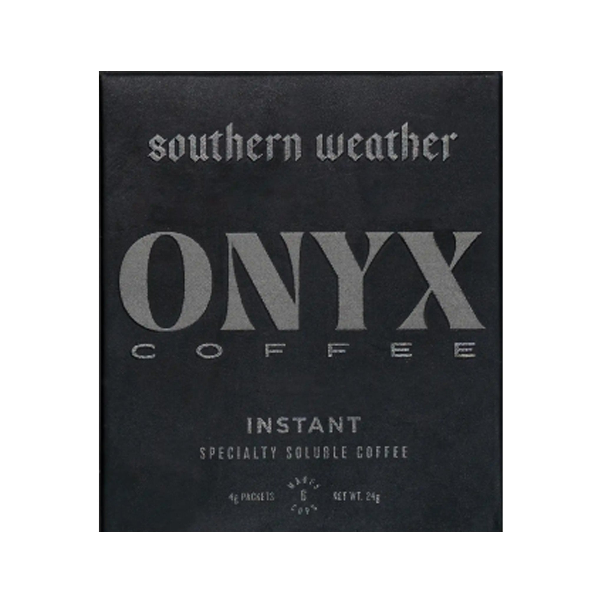 Instant Coffee | ONYX | Southern Weather | 6 packets