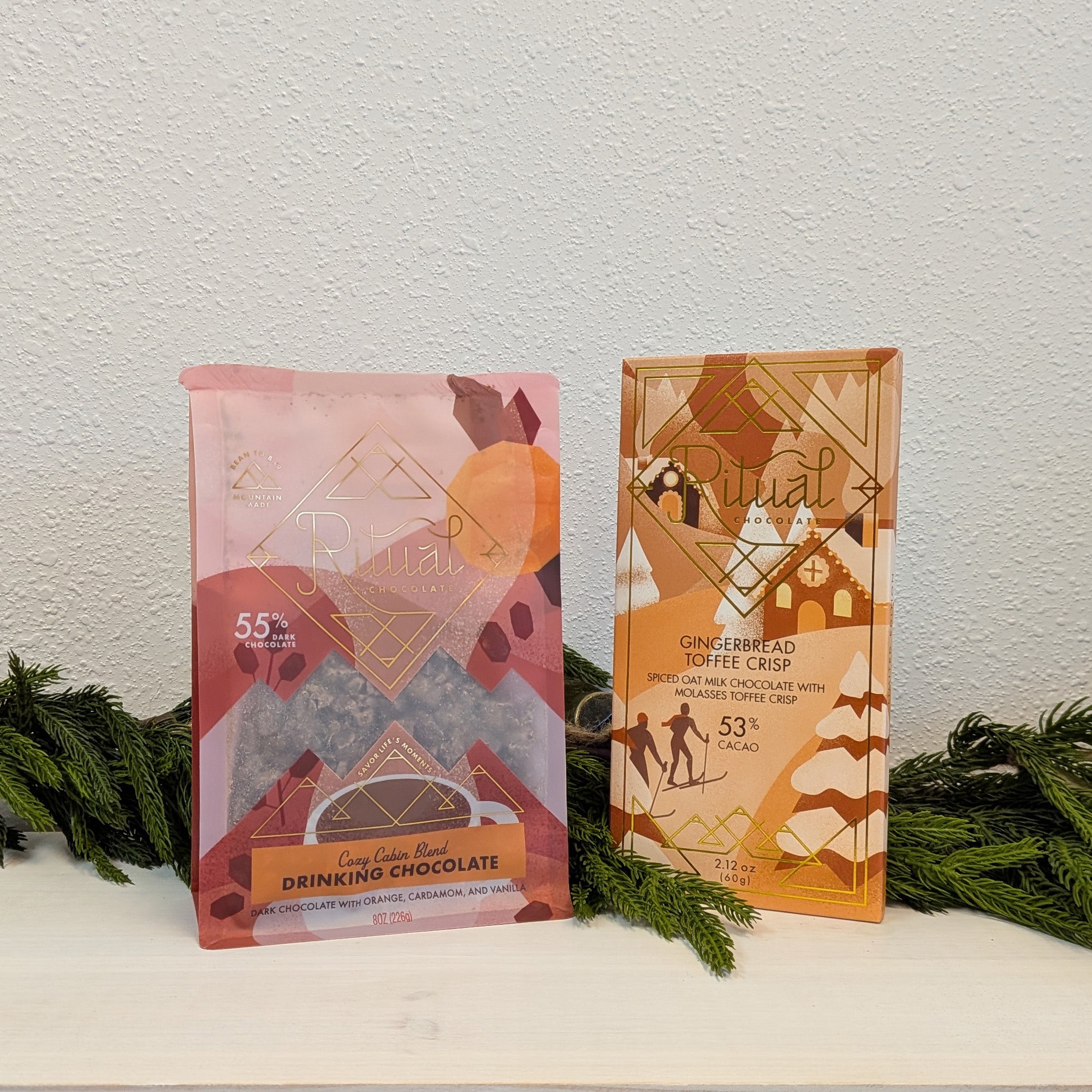 Drinking Chocolate | Ritual | Cozy Cabin Blend 55% Dark with Orange