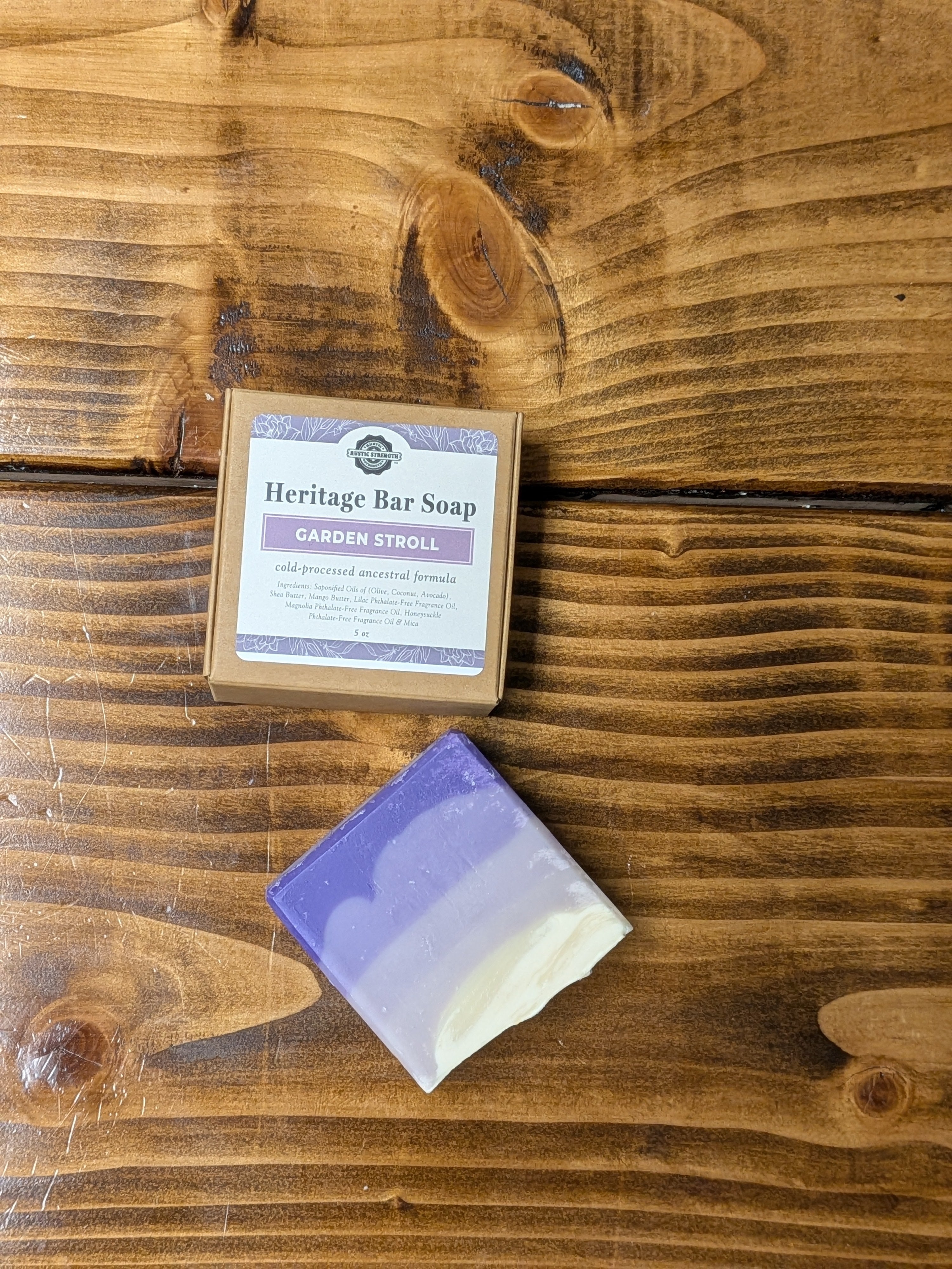 CLEARANCE | Bar Soap | Garden Stroll | 5 oz (color not as intended)
