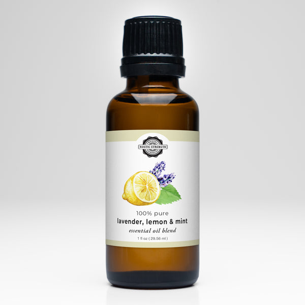 エッセンシャルオイル MINT & LEMON Fragrance-Oil 10ml 1OZ_LavenderLemonMint_EO_grand