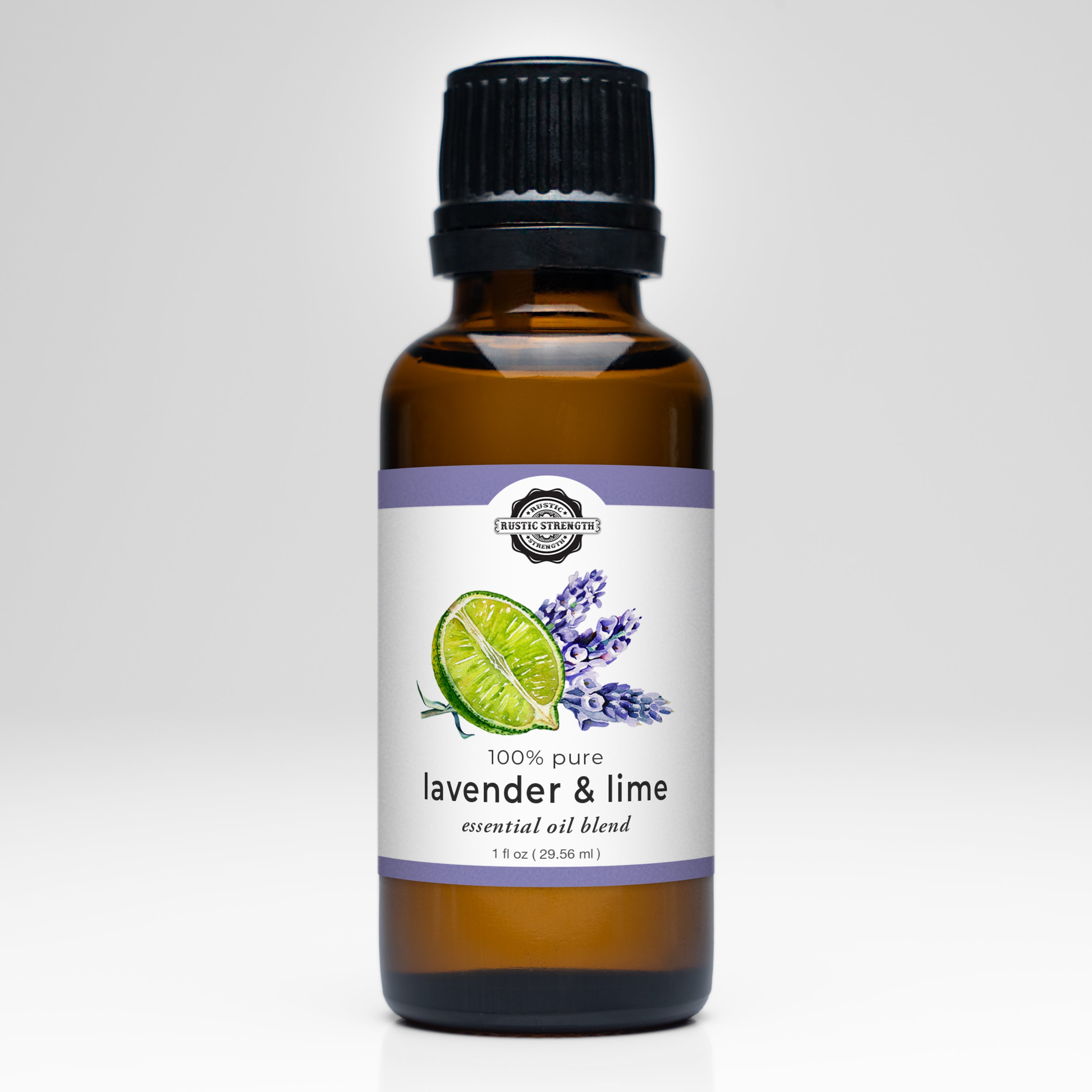 lavender lemon tea tree blend Rustic Strength Lavender & Lime Essential Oil Blend