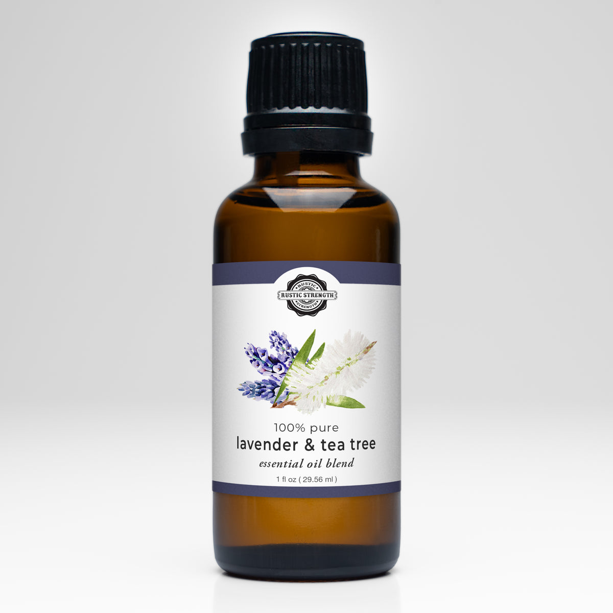 tea tree oil lavender coconut oil Rustic Strength Lavender & Tea Tree Essential Oil Blend
