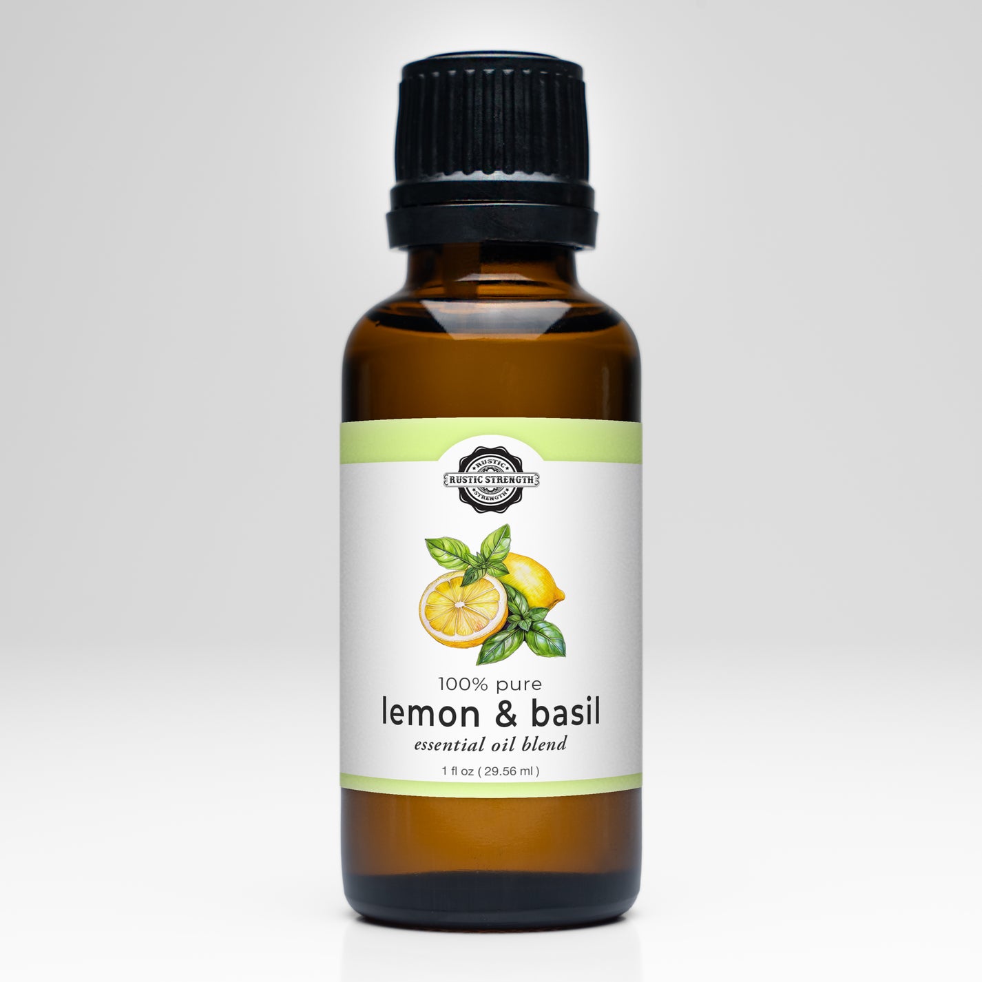Lemon & Basil Essential Oil Blend Rustic Strength