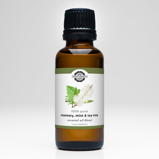 Rosemary, Mint & Tea Tree Essential Oil Blend