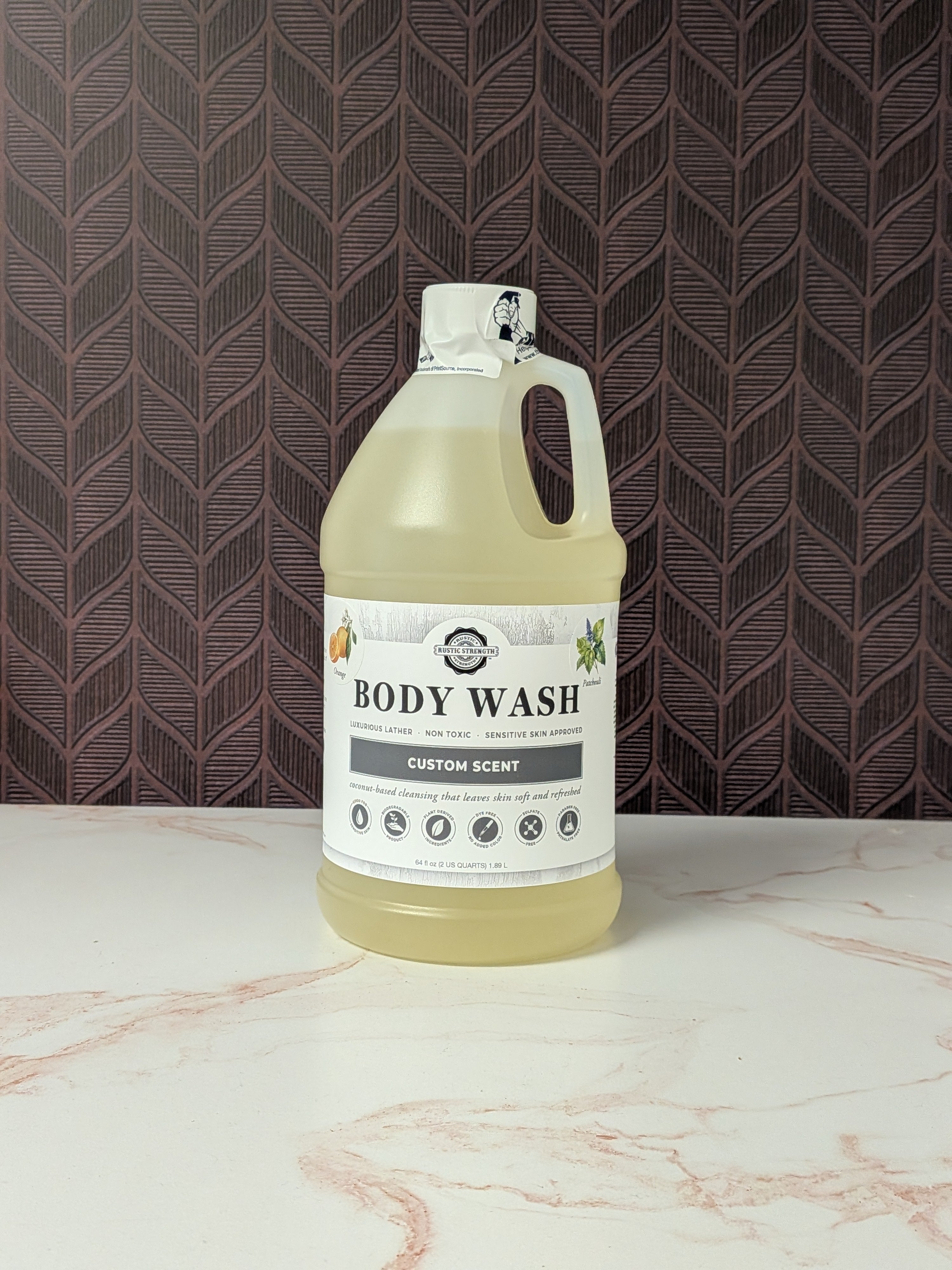 CLEARANCE | Body Wash | Orange & Patchouli ( Half Gallon )