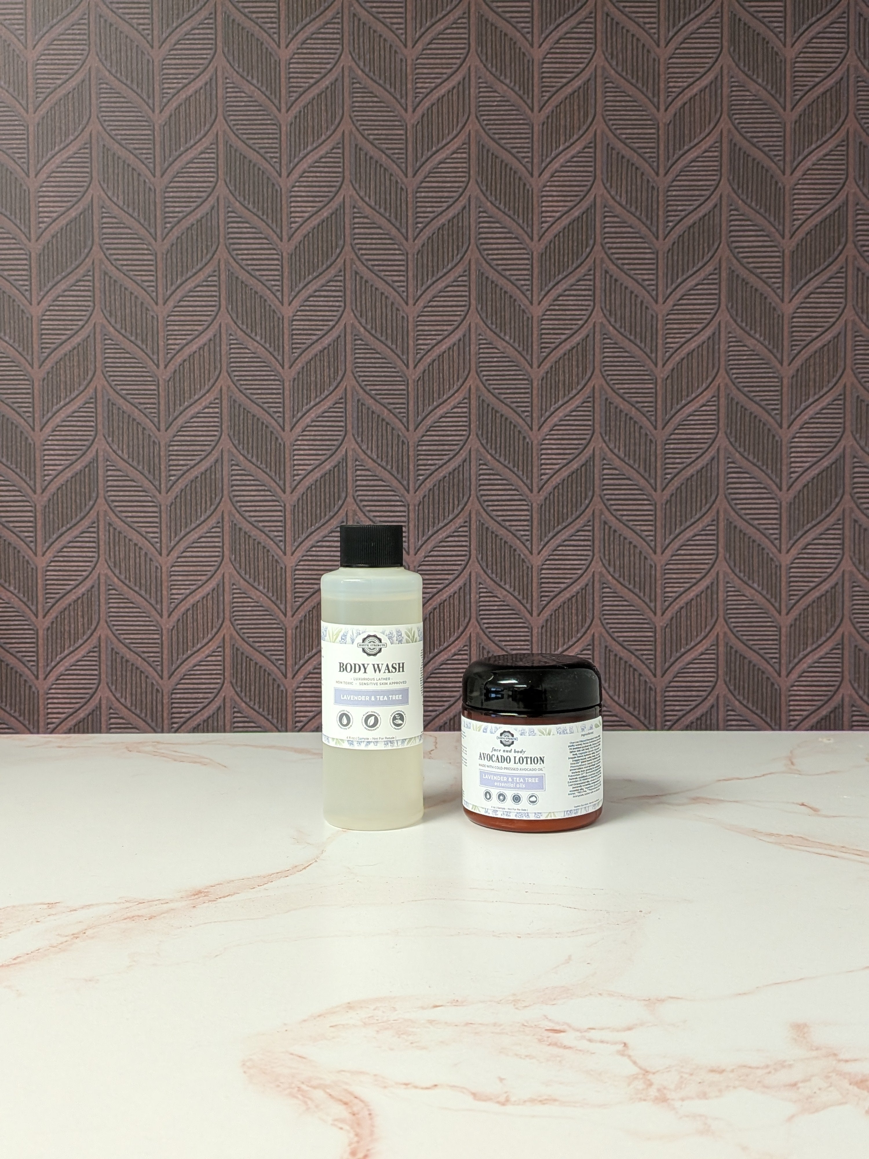 CLEARANCE | Body Wash + Lotion Sample | Lavender & Tea Tree | 4oz