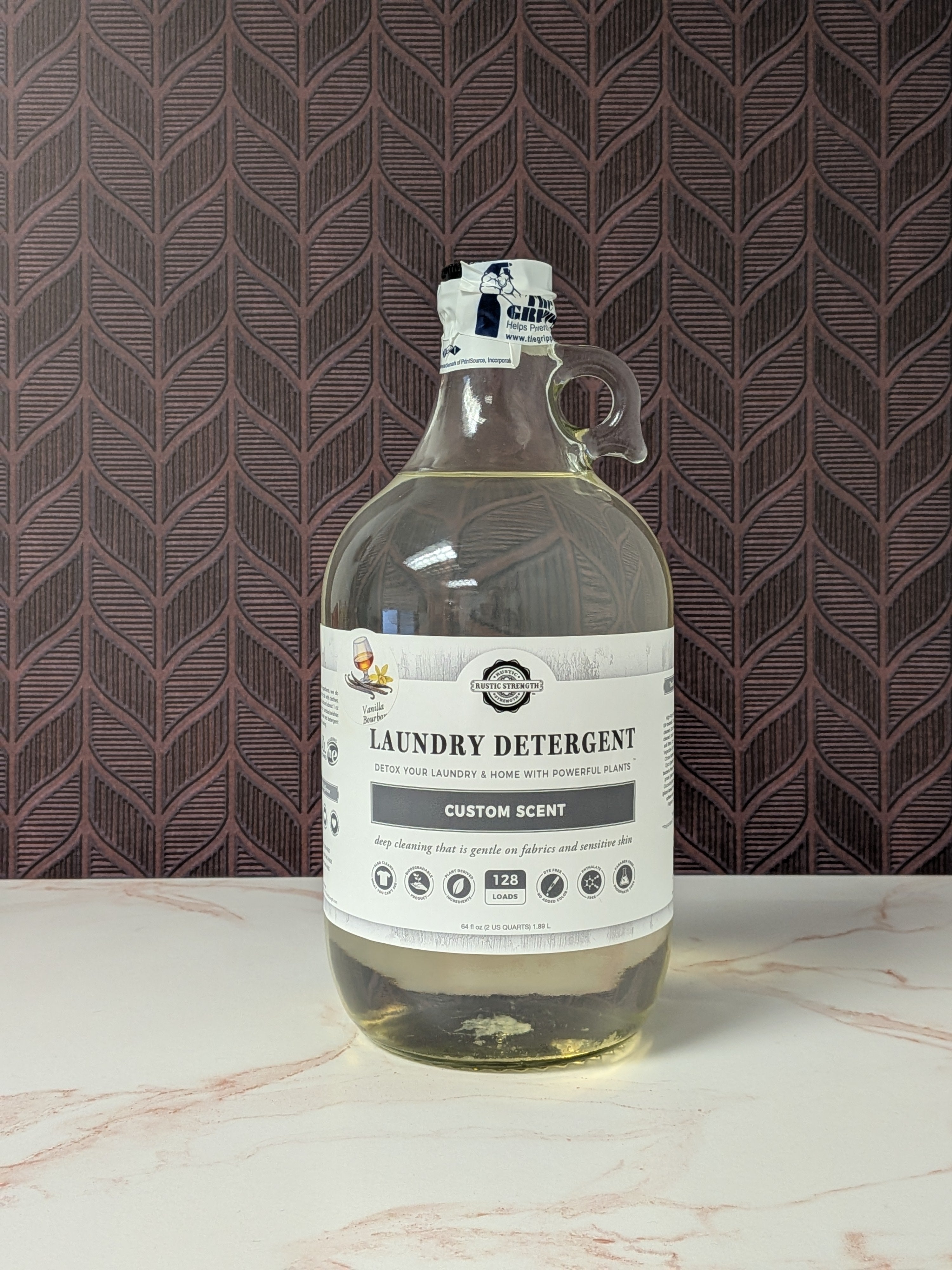 CLEARANCE | Laundry Detergent | Vanilla Bourbon ( Half Gallon Glass )