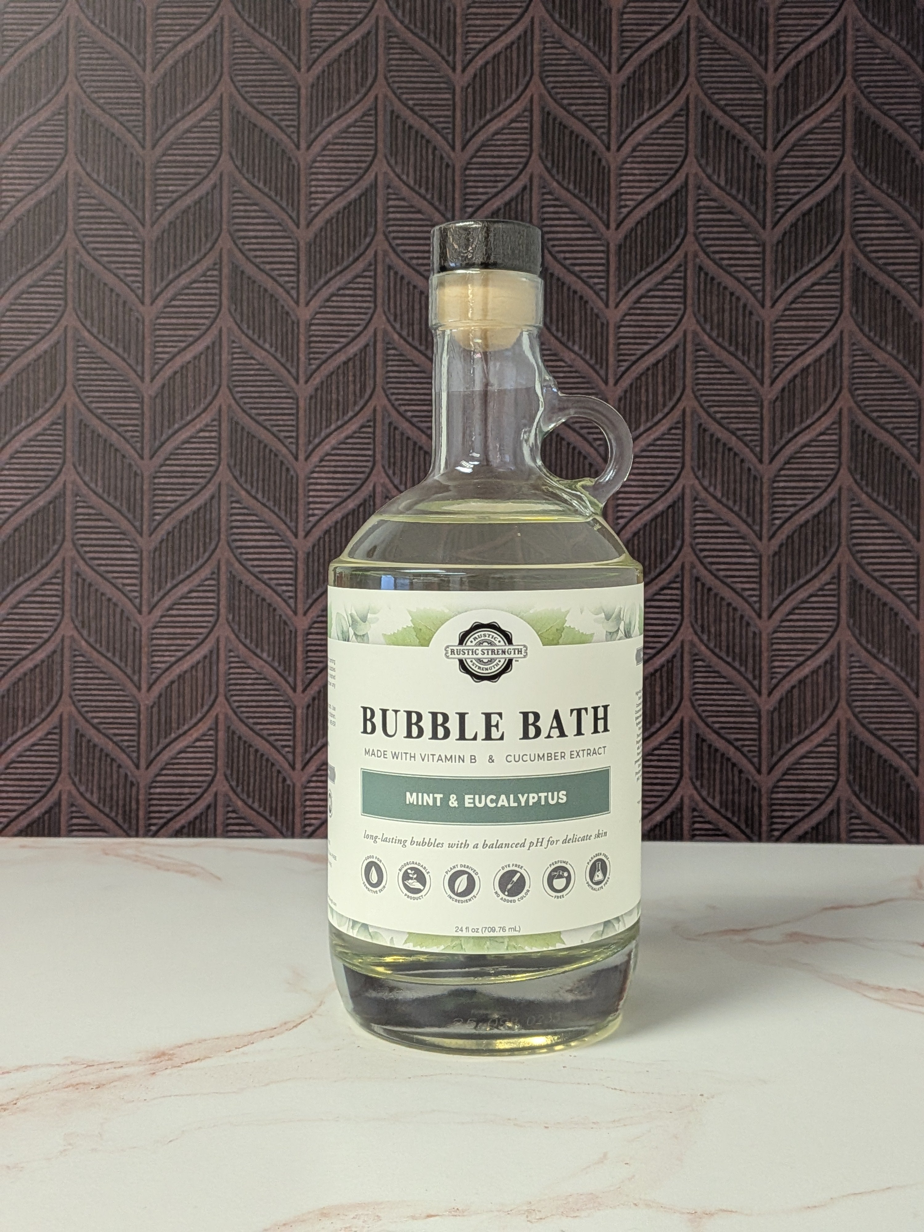 CLEARANCE | Bubble Bath | Mint & Eucalyptus ( 24 oz Glass )