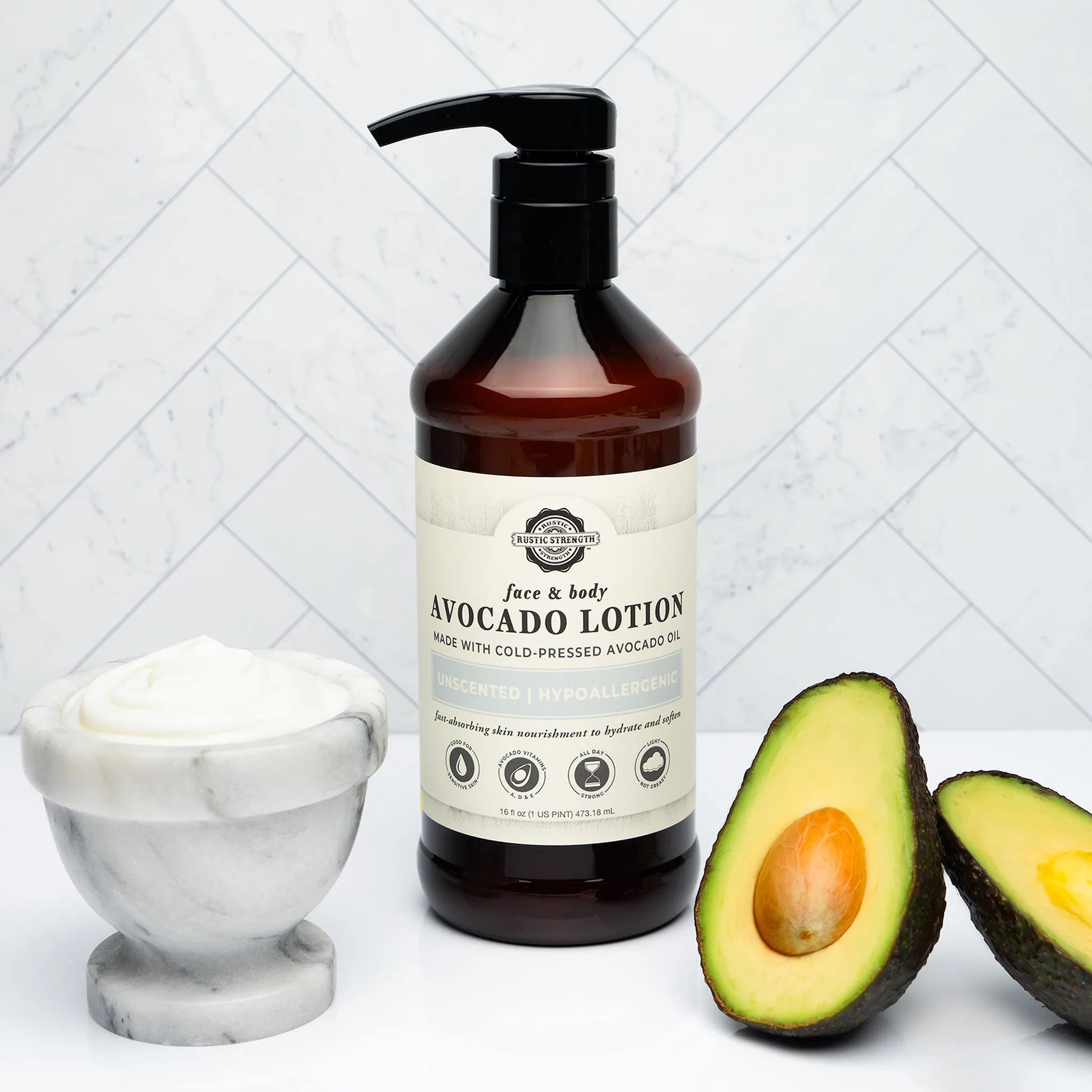 Avocado Lotion | Custom Made Scent - Rustic Strength