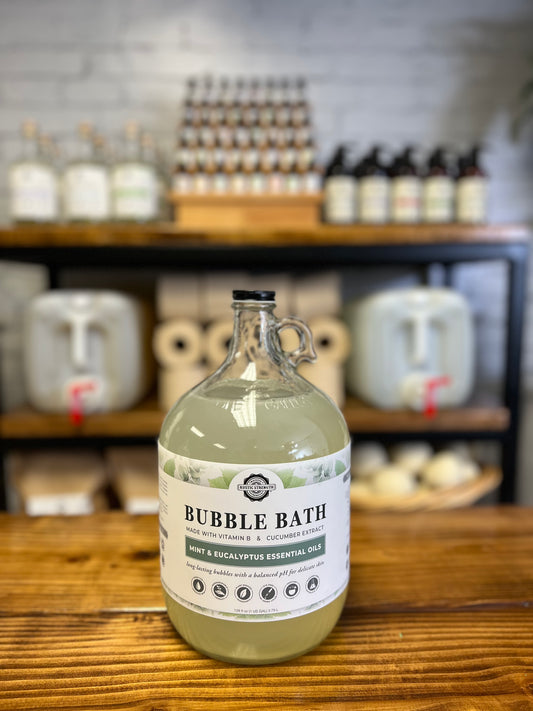 SALE | Bubble Bath | Mint Eucalyptus (1 Gallon Glass)