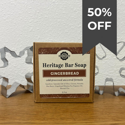 CLEARANCE | Bar Soap | Gingerbread