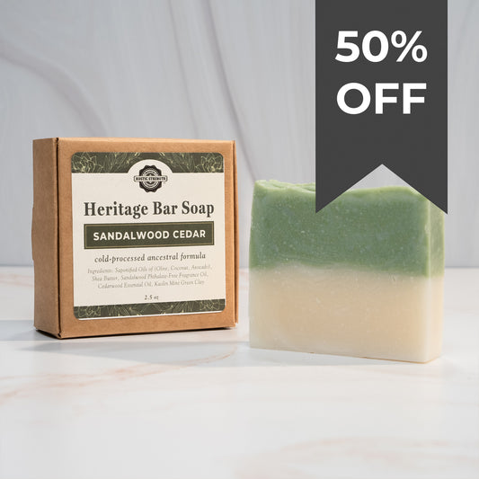 CLEARANCE | Bar Soap | Sandalwood & Cedar